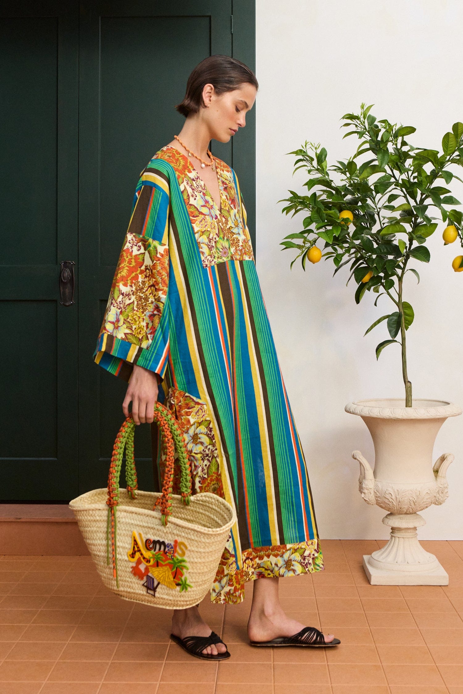 Alemäis Charlie robe midi tunique lin européen