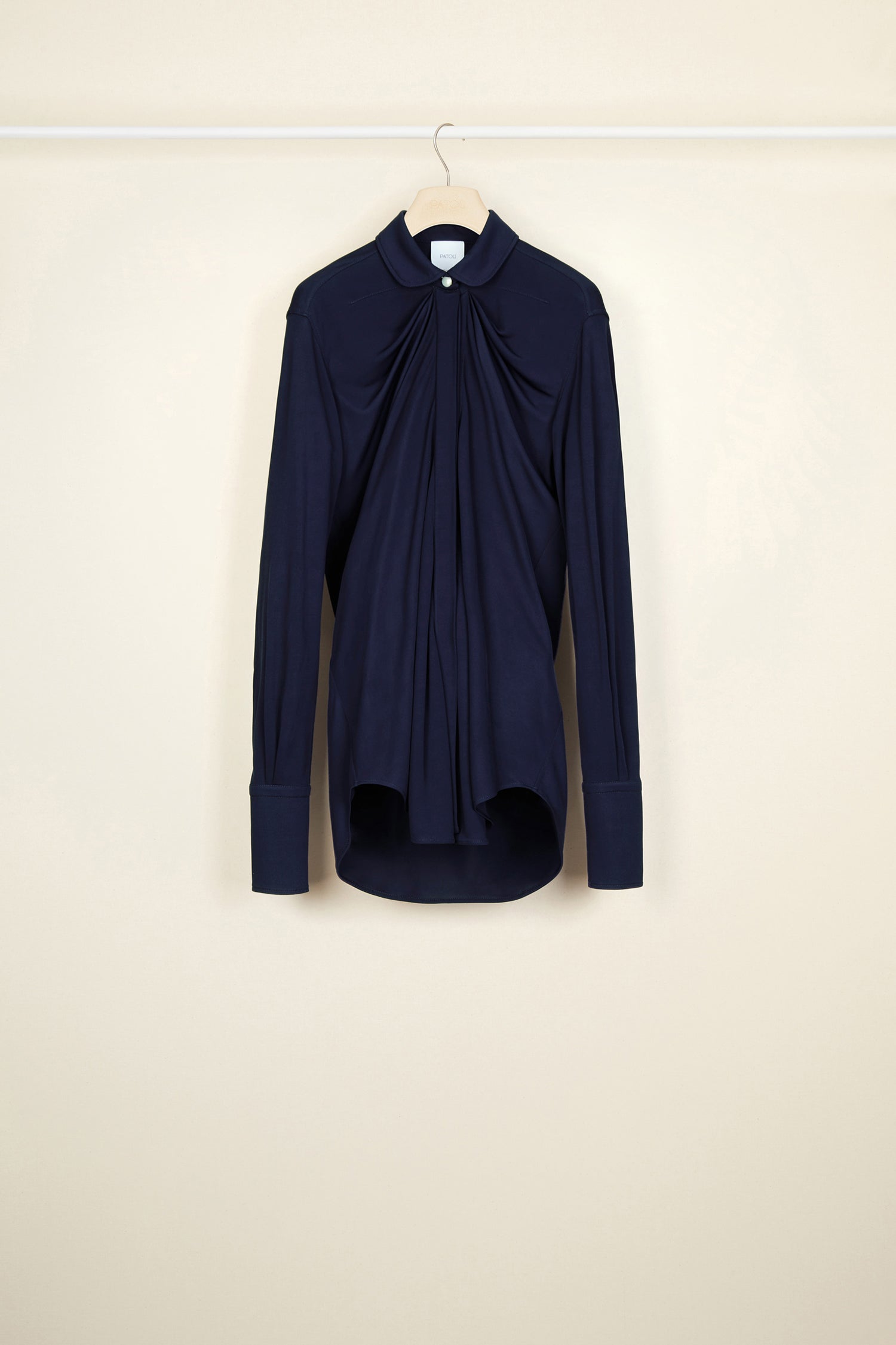 Patou Tops Shirts BL010 chemisier bleu encre taille 34