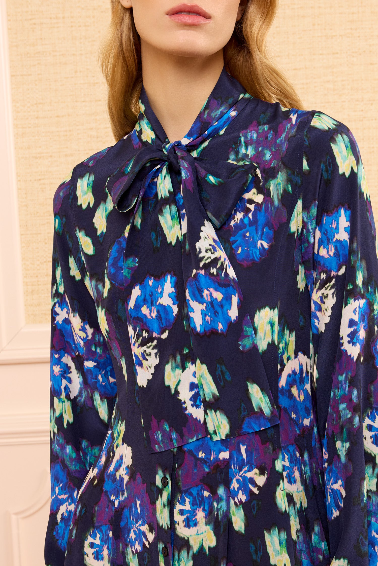 Ulla Johnson Evanthe PF260153 robe soie Evening Bloom