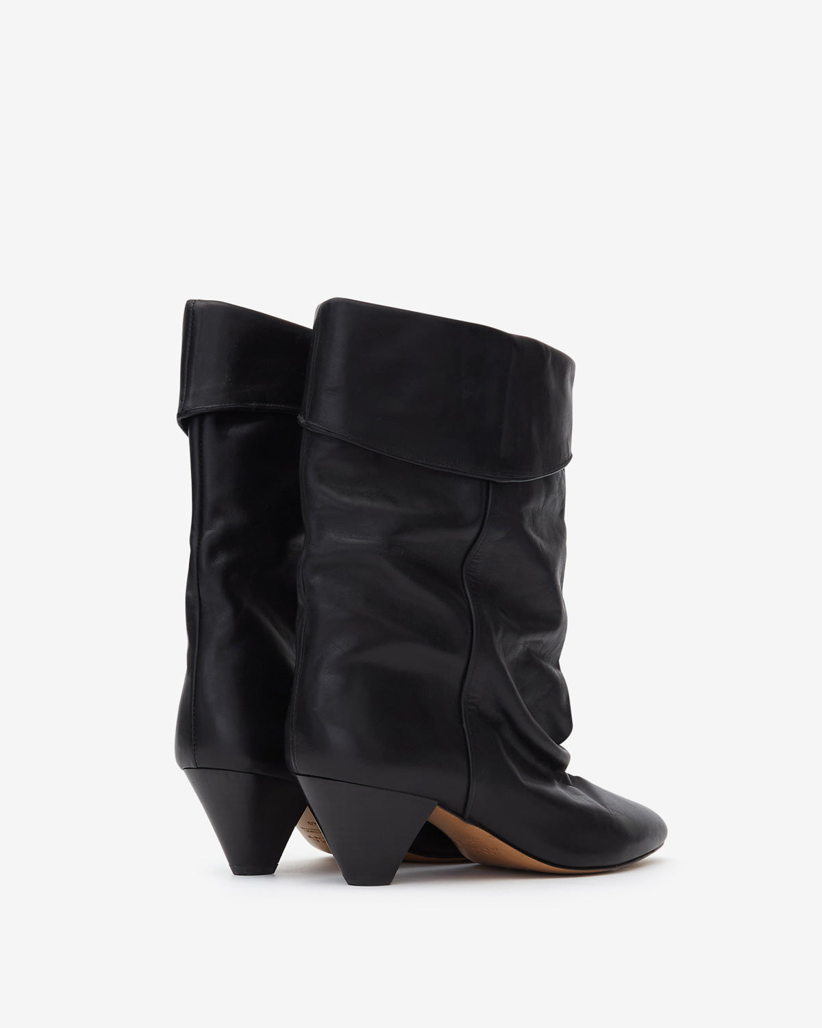 Isabel Marant Dalby bottines noir cuir talon 5,5 cm