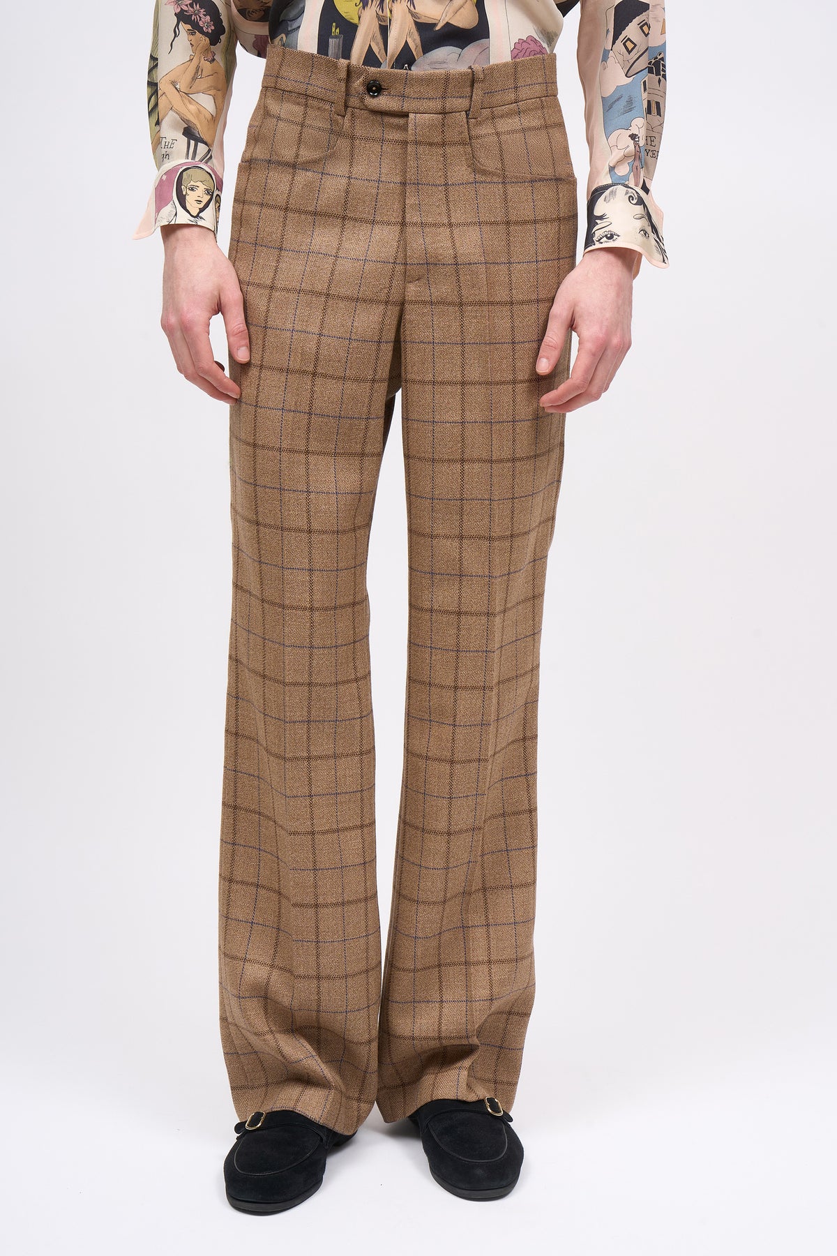 Paul & Joe Tailoring Gary pantalon tweed carreaux