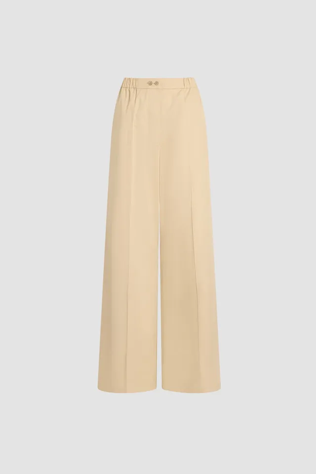 Patou TR063 pantalon coton bio sable élastiqué