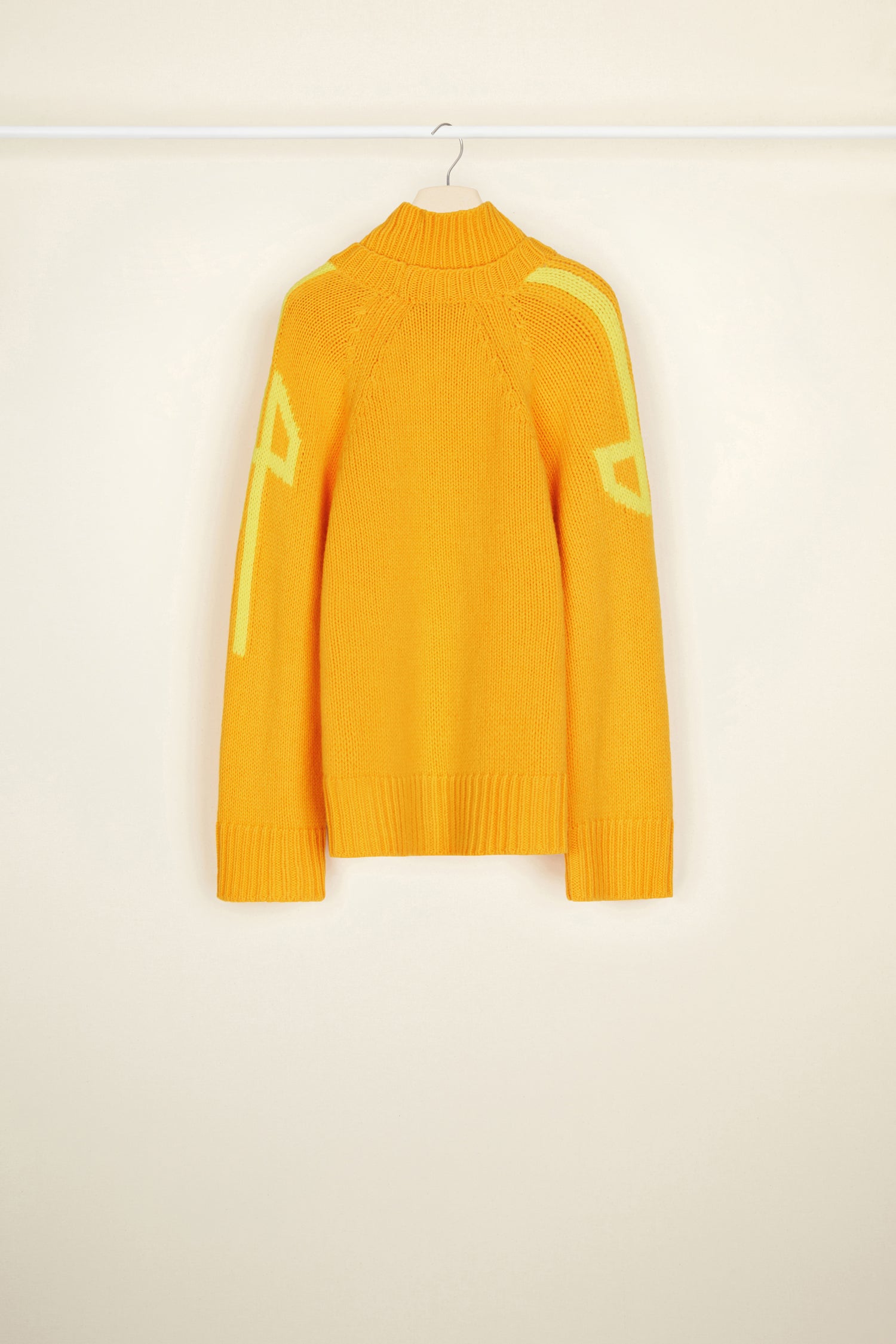 Patou KN060 pull oversize laine mandarine