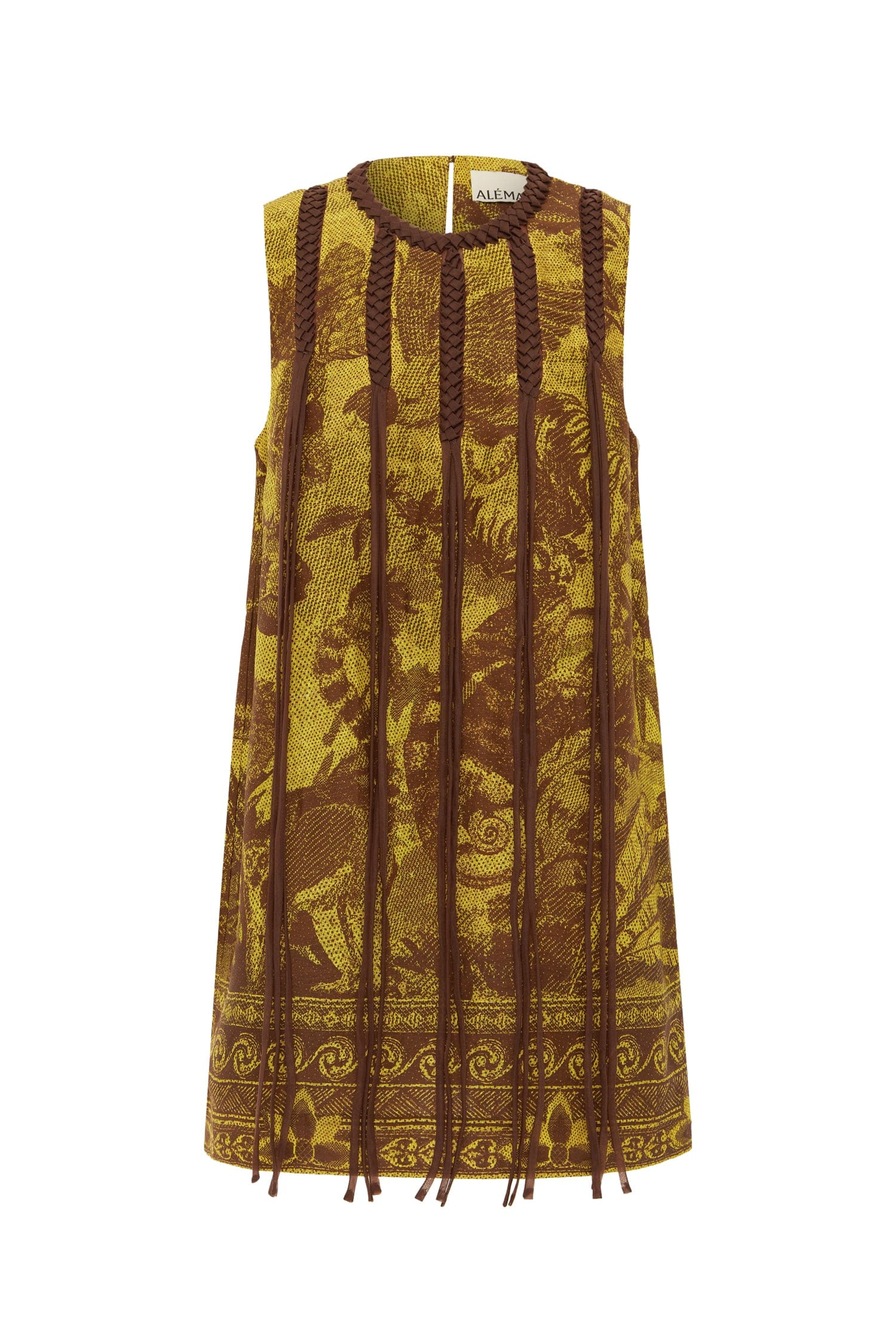 Alemais Charley Mini Dress robe mini lin taille 8 AU