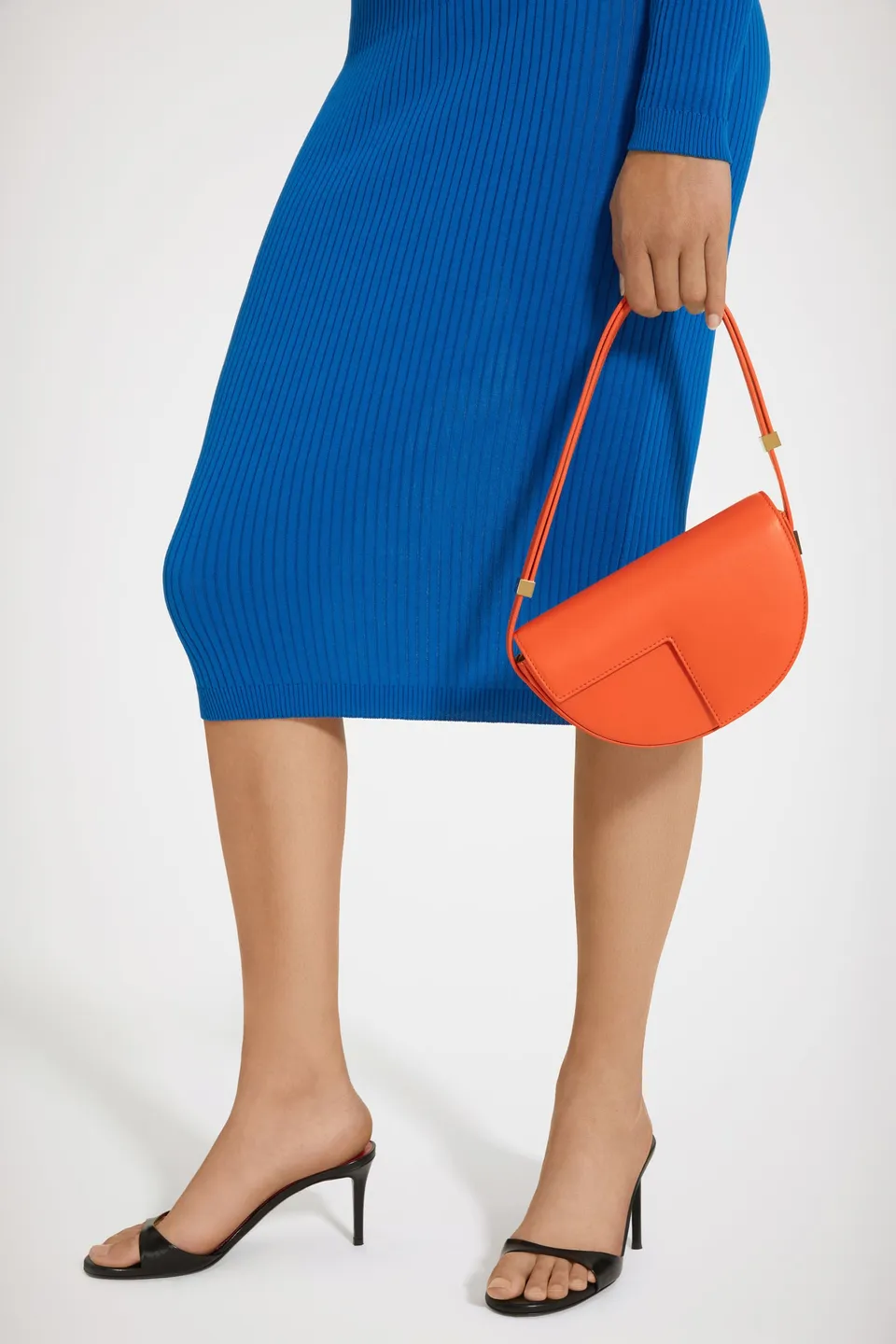 Patou Petit BA003 sac cuir orange Marigold