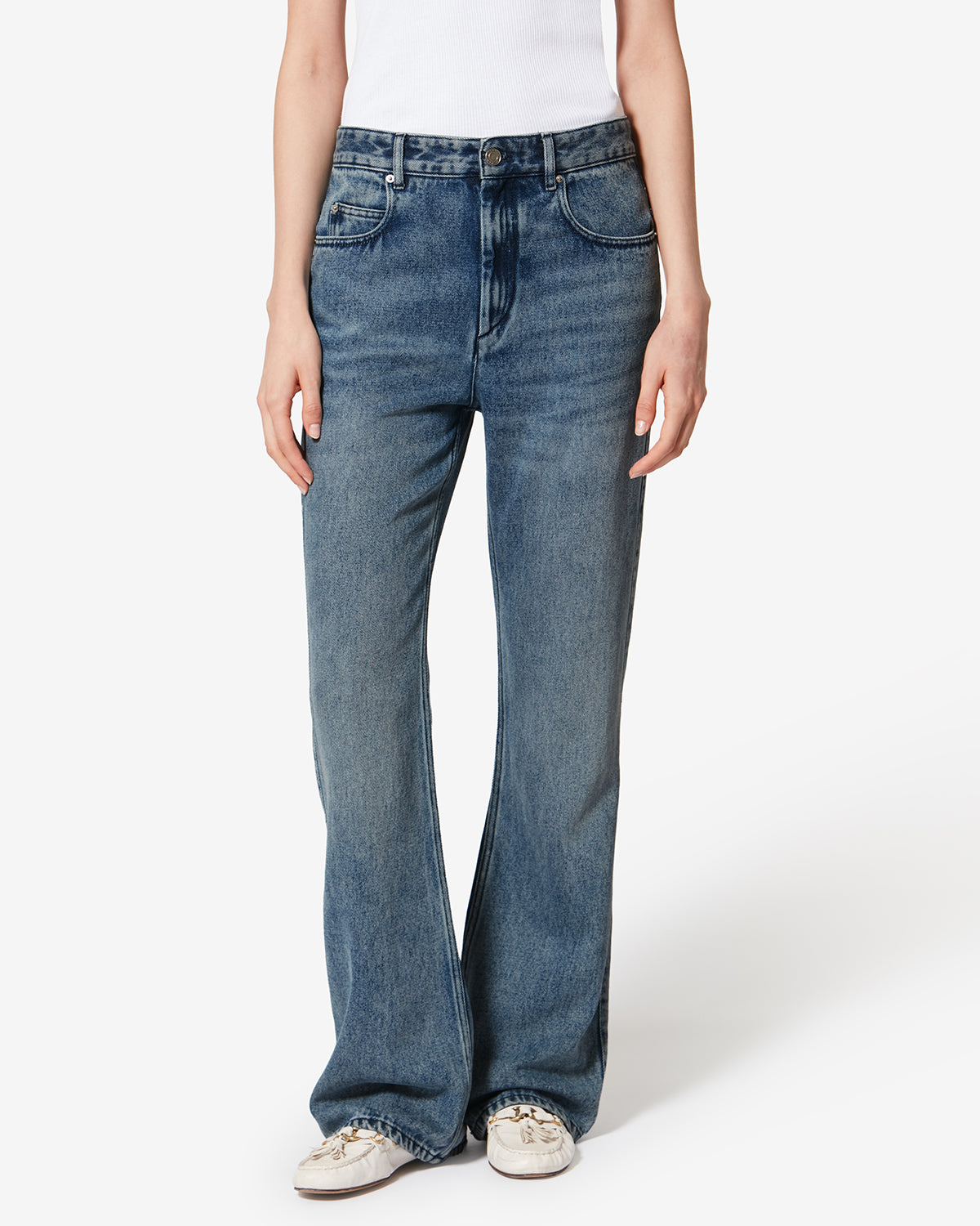 Isabel Marant Belvira PA0002FD jean bleu clair