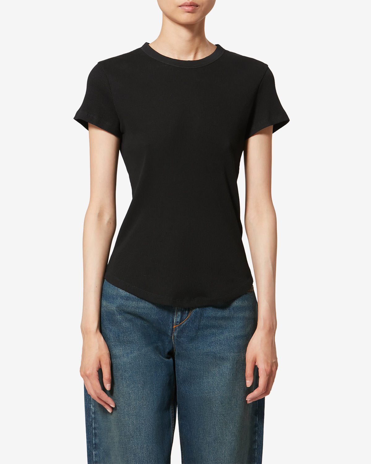 Isabel Marant Taomi TS0111FA t-shirt coton noir