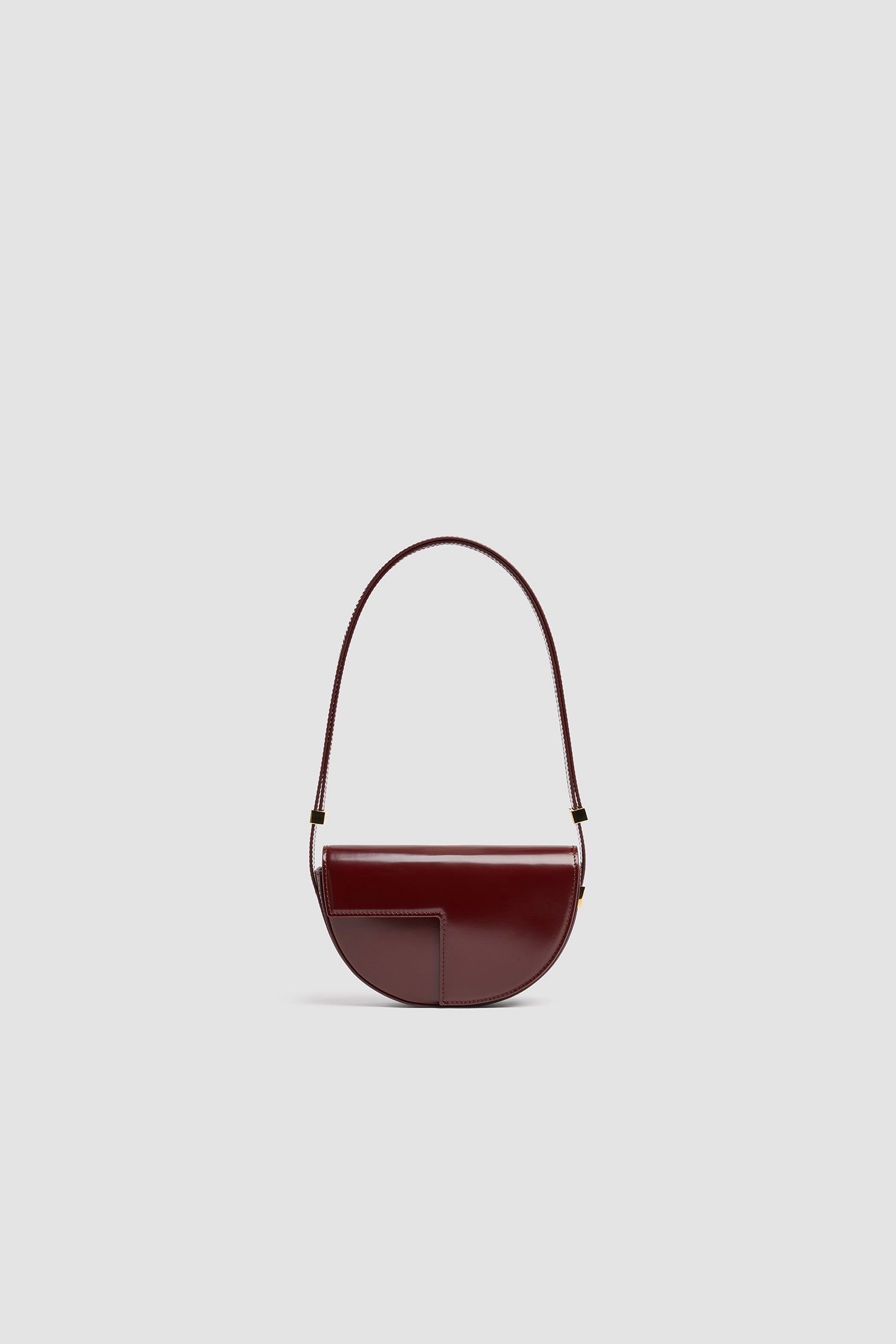 Patou BA024 Sac cuir Syrah Petit Patou verni