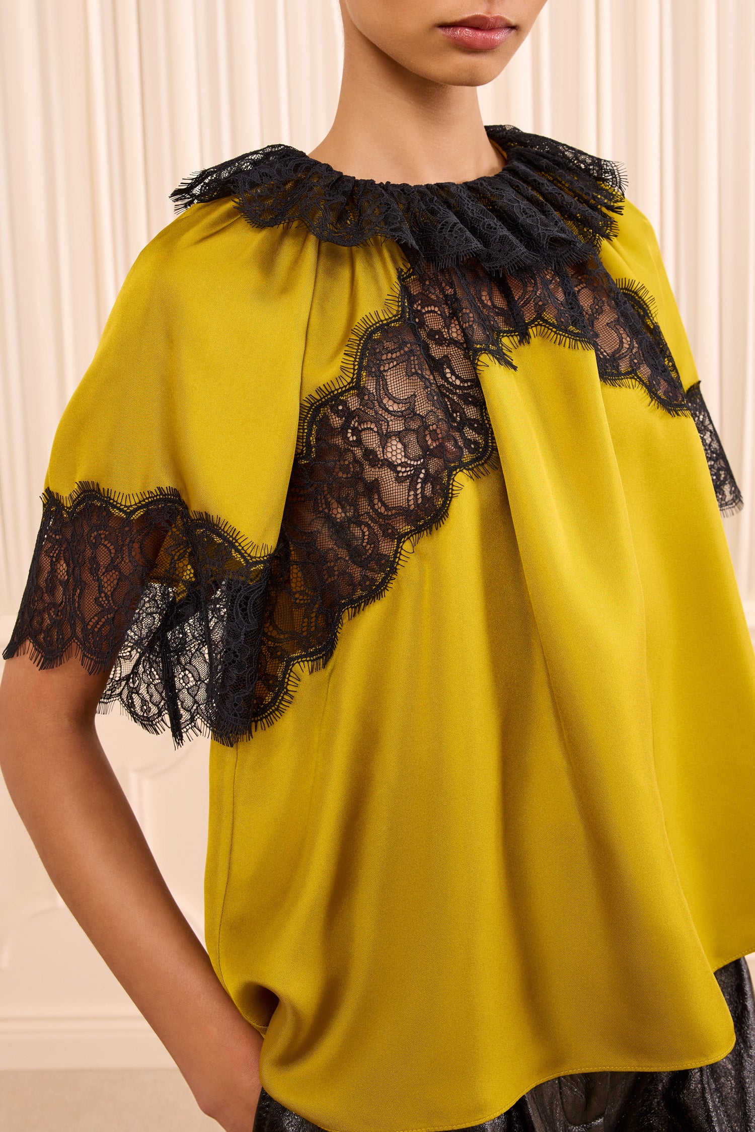 Ulla Johnson Nina Blouse Femme Citrine Jaune Soie