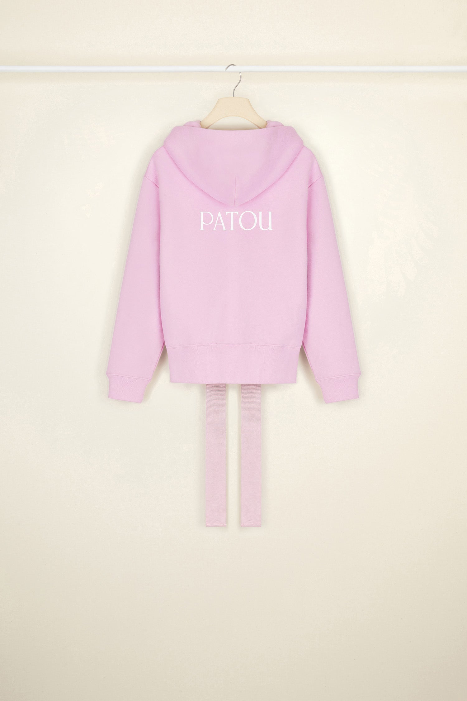 Patou JE007 H21JE0079995475L sweat zip lilas coton bio