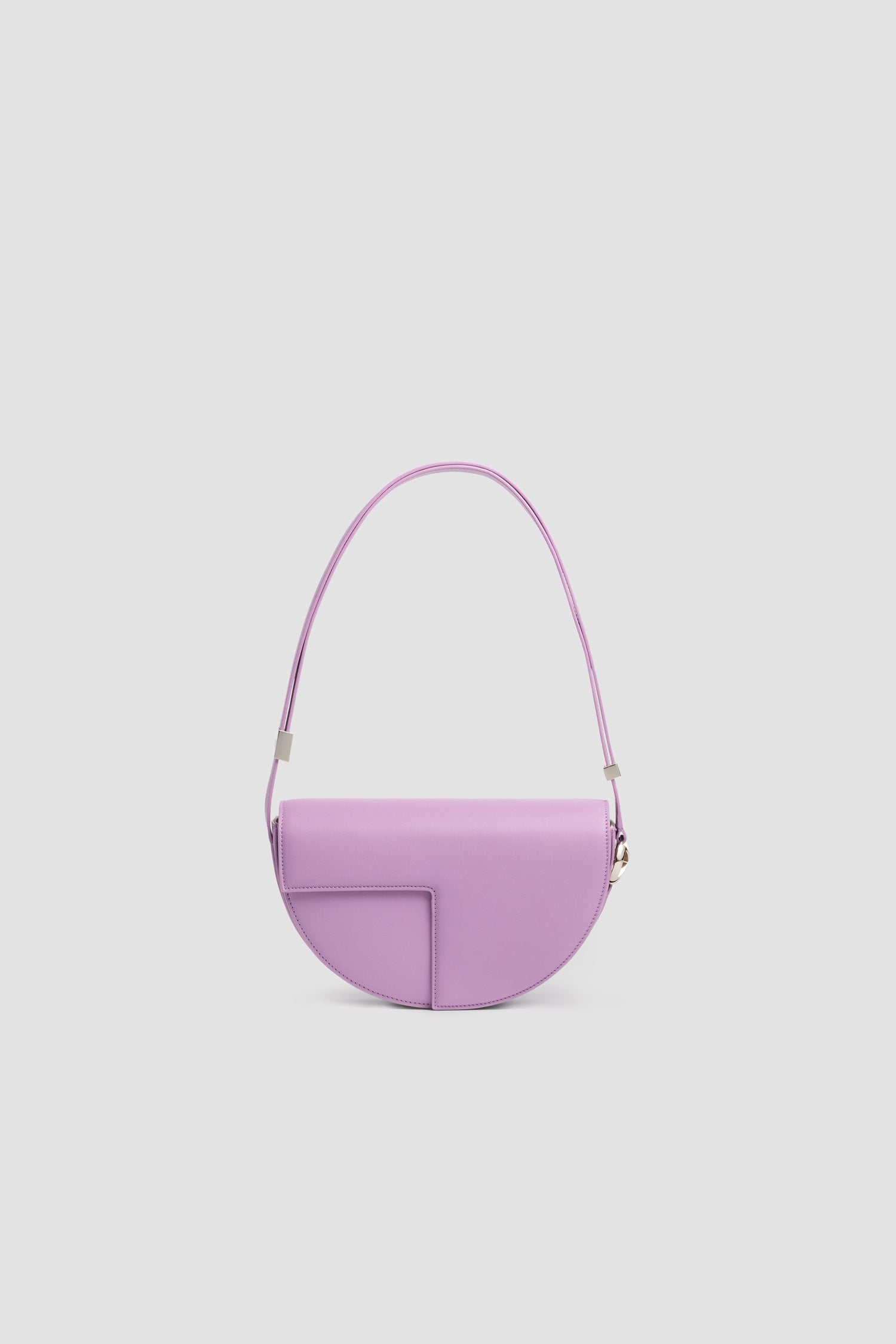 Patou Le Patou BA022 sac cuir lavande demi-lune