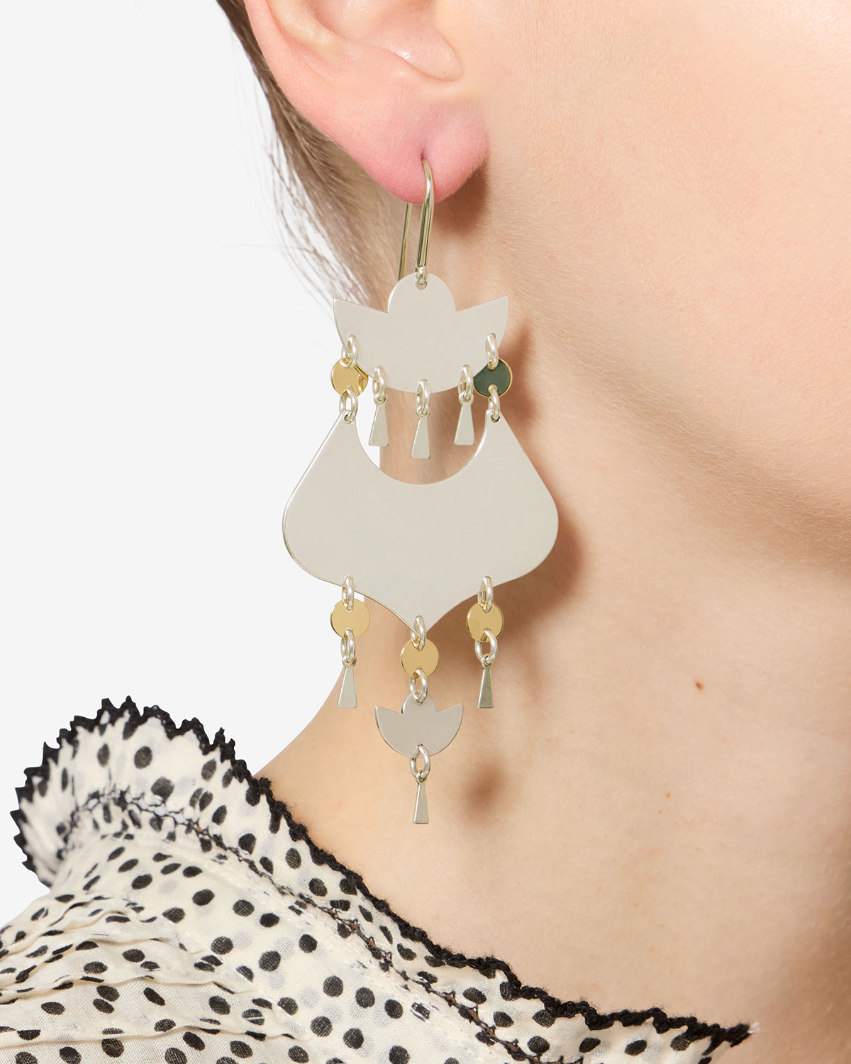 Isabel Marant Heija boucles d'oreilles argenté-doré
