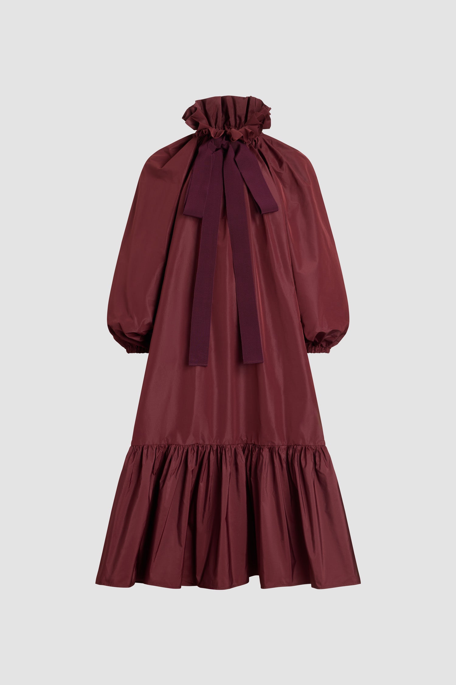 Patou DR215 robe midi faille recyclée rouge Vignola