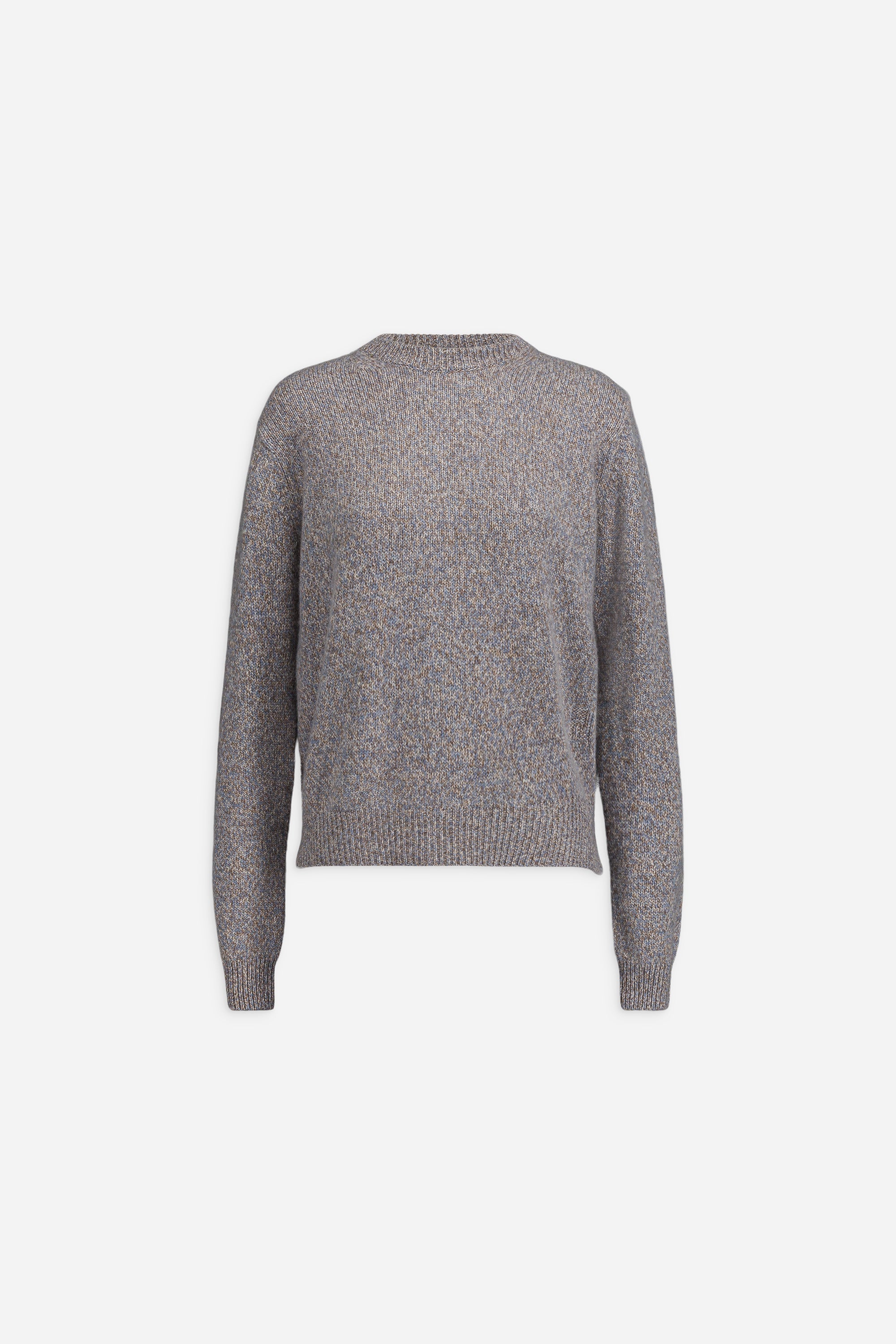 PAUL & JOE Felicien pull cachemire col rond marron