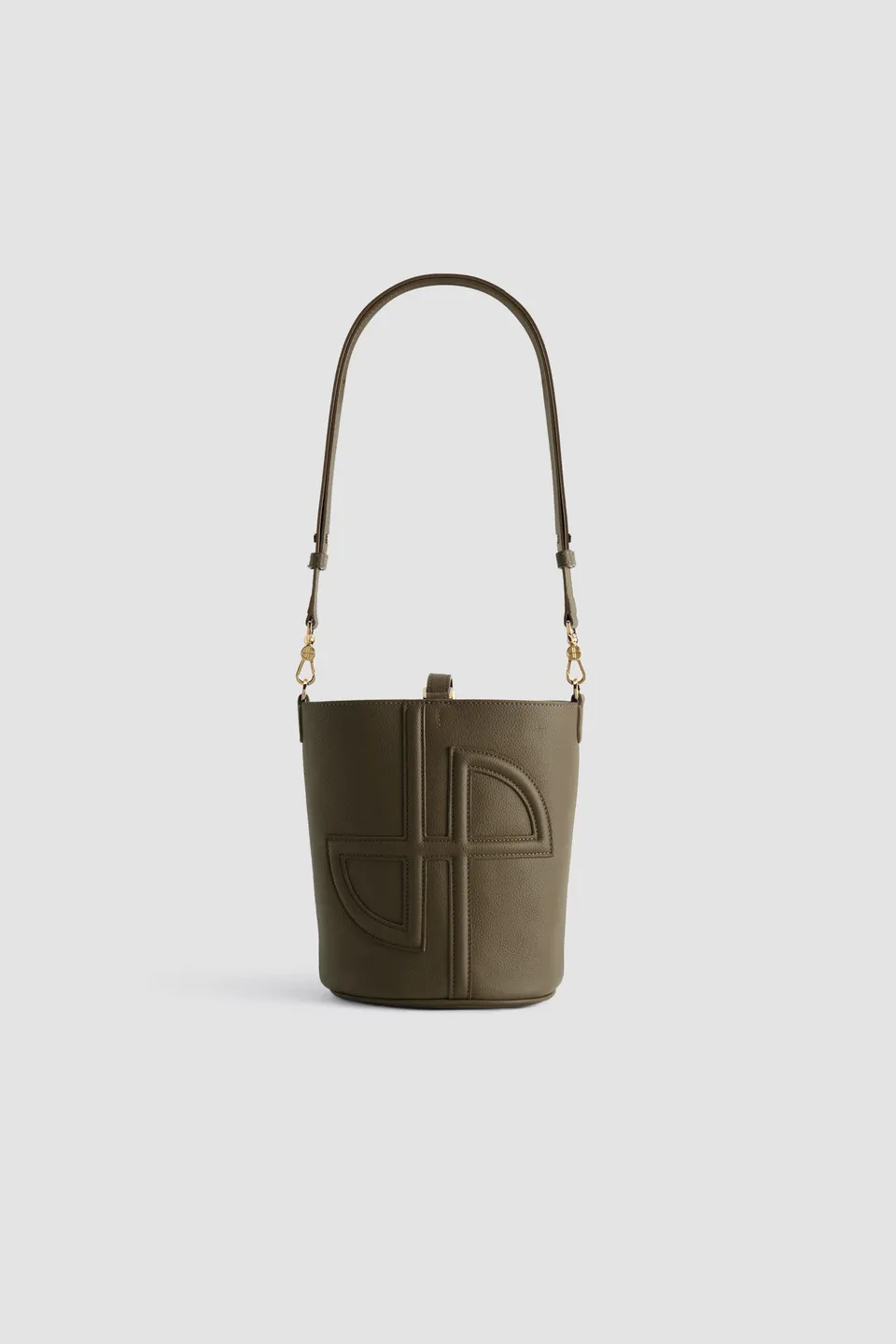 Patou sac seau cuir BA016 vert Winter Moss