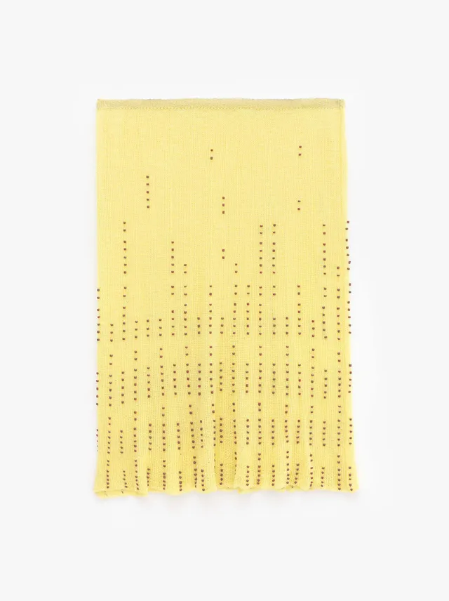Ester Manas Beaded Wool Skirt jupe laine perles