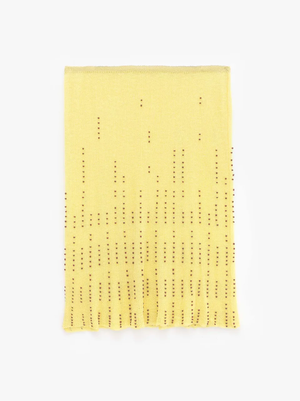 Ester Manas Beaded Wool Skirt jupe laine perles