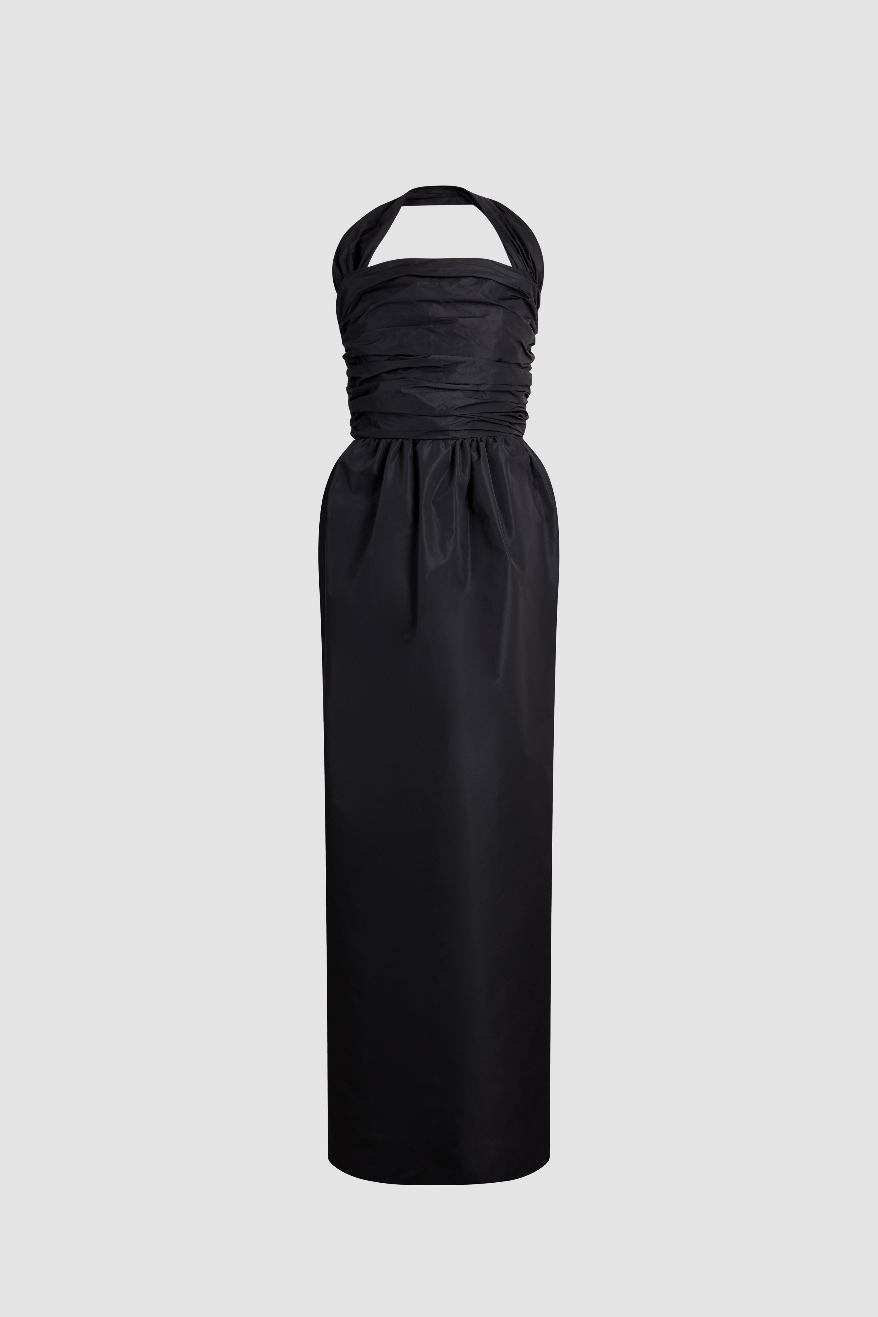 Patou Dresses DR219 robe bustier longue noire recyclée