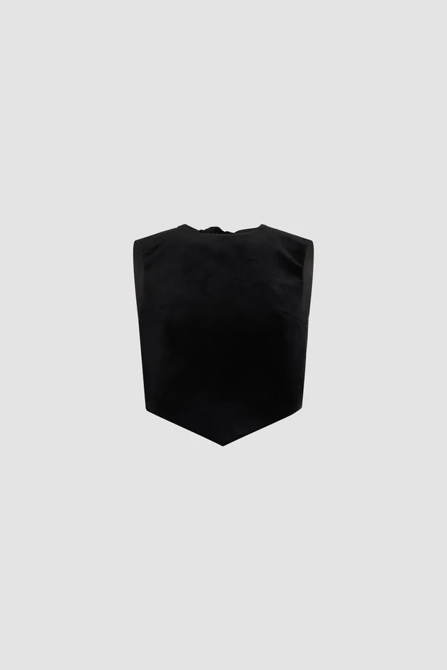 Patou TO161 top velours coton bio noir 36