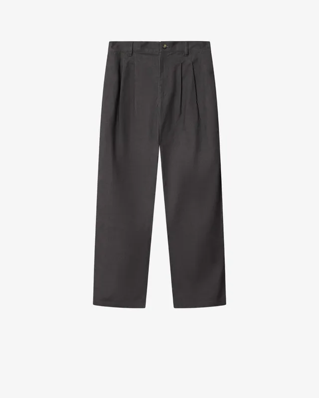 Isabel Marant Yostin pantalon café coton loose
