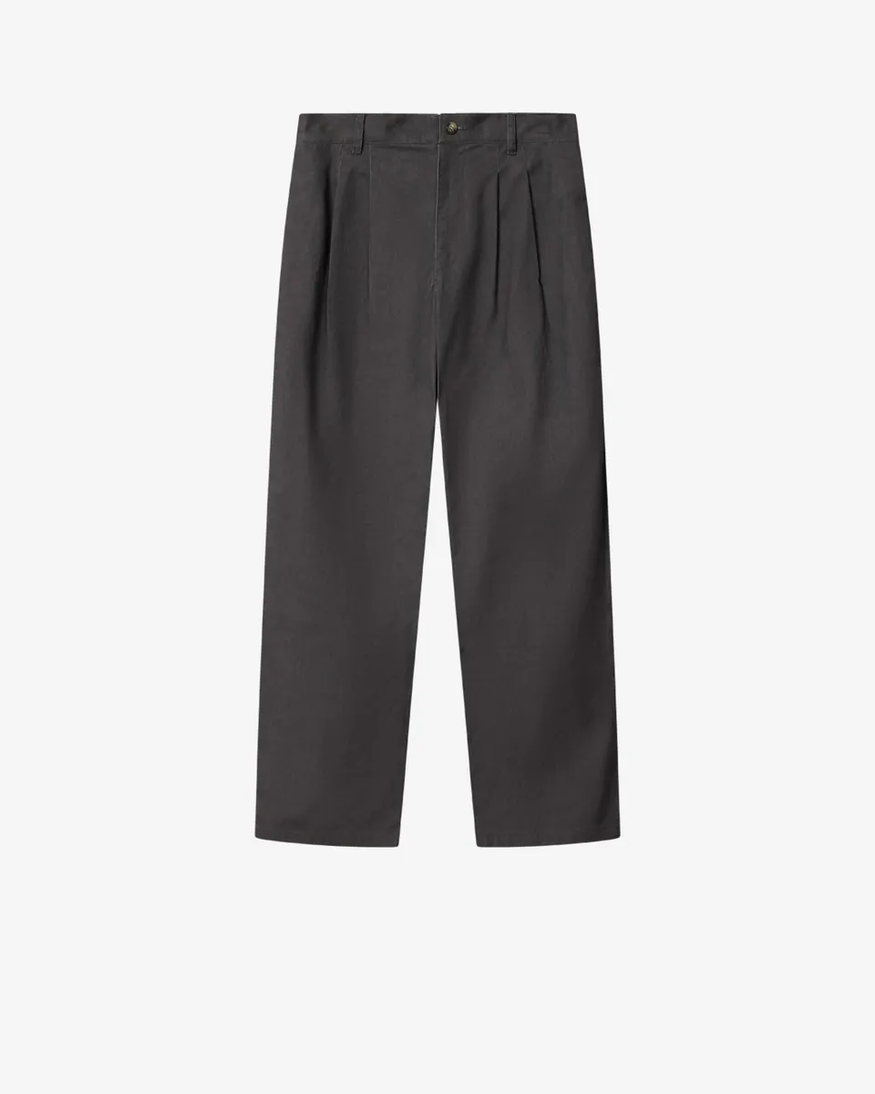 Isabel Marant Yostin pantalon café coton loose
