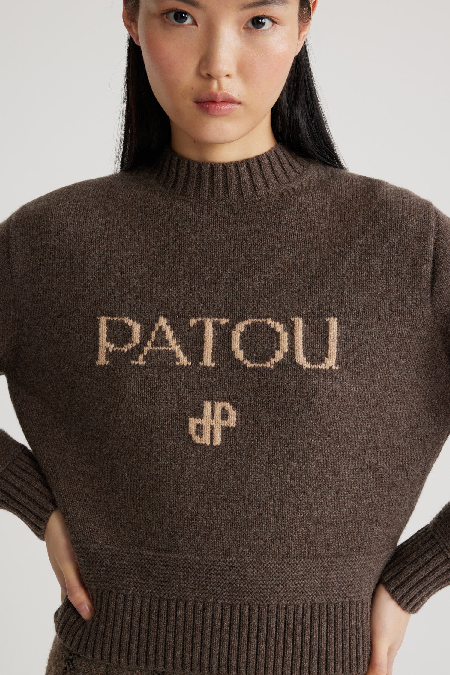 Patou Knitwear H24KN1928064807C pull laine Clove