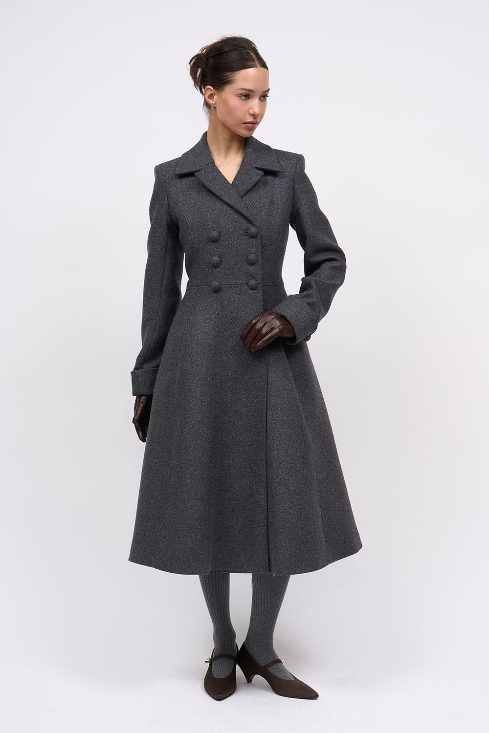 Paul & Joe Prince manteau laine vierge cintré doublé