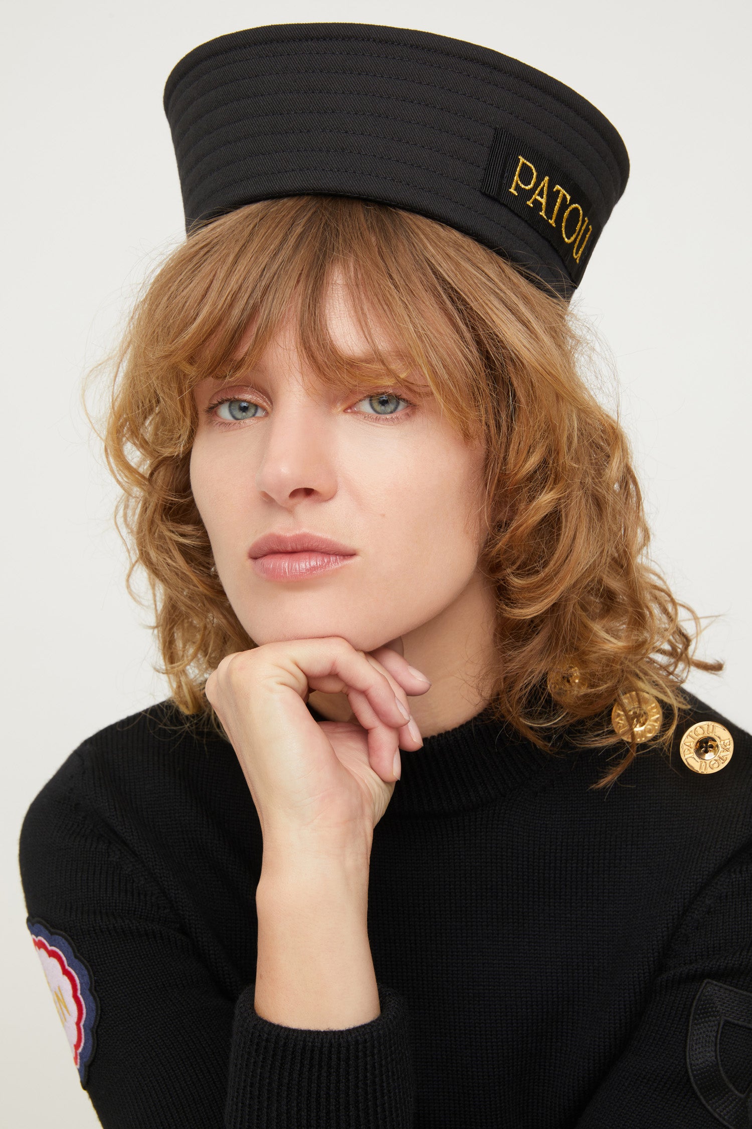 Patou Accessories AC009 chapeau marin noir TU coton