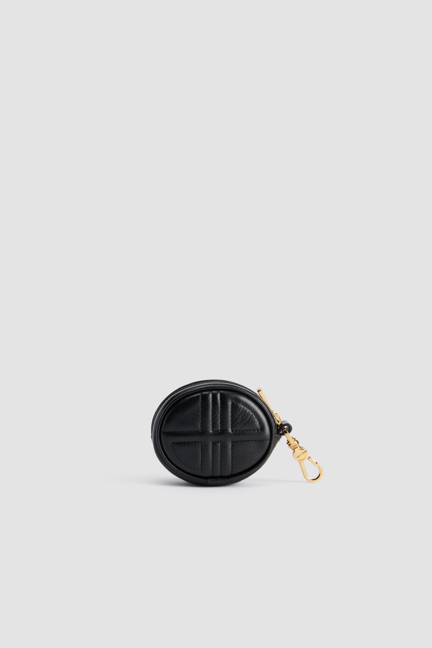 Patou Mini JP SL003 pochette cuir noir écouteurs