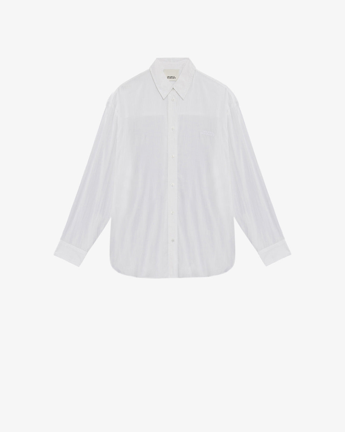 Isabel Marant Fabriza chemise crêpe blanc droite