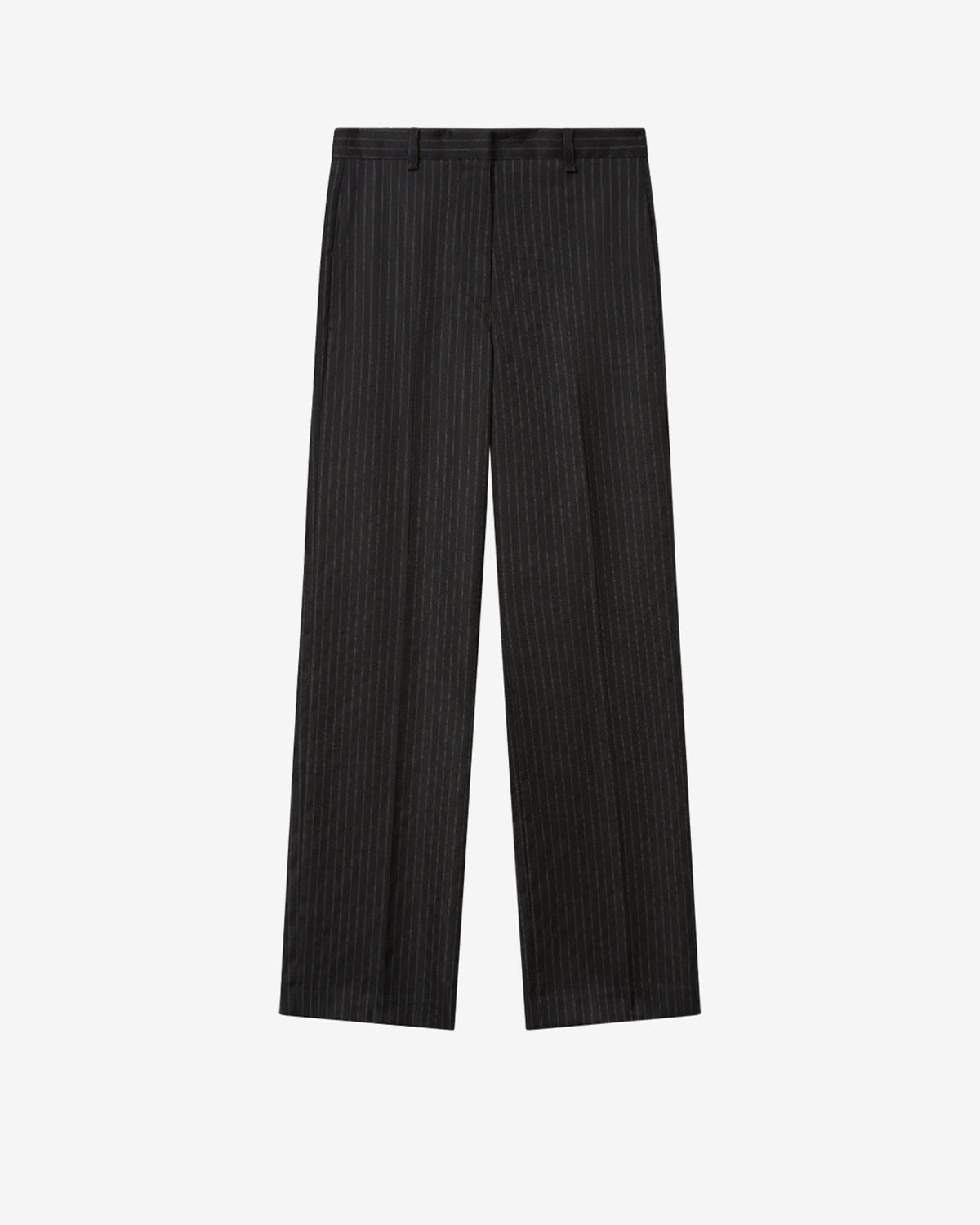 Isabel Marant Noanda pantalon laine noir à rayures