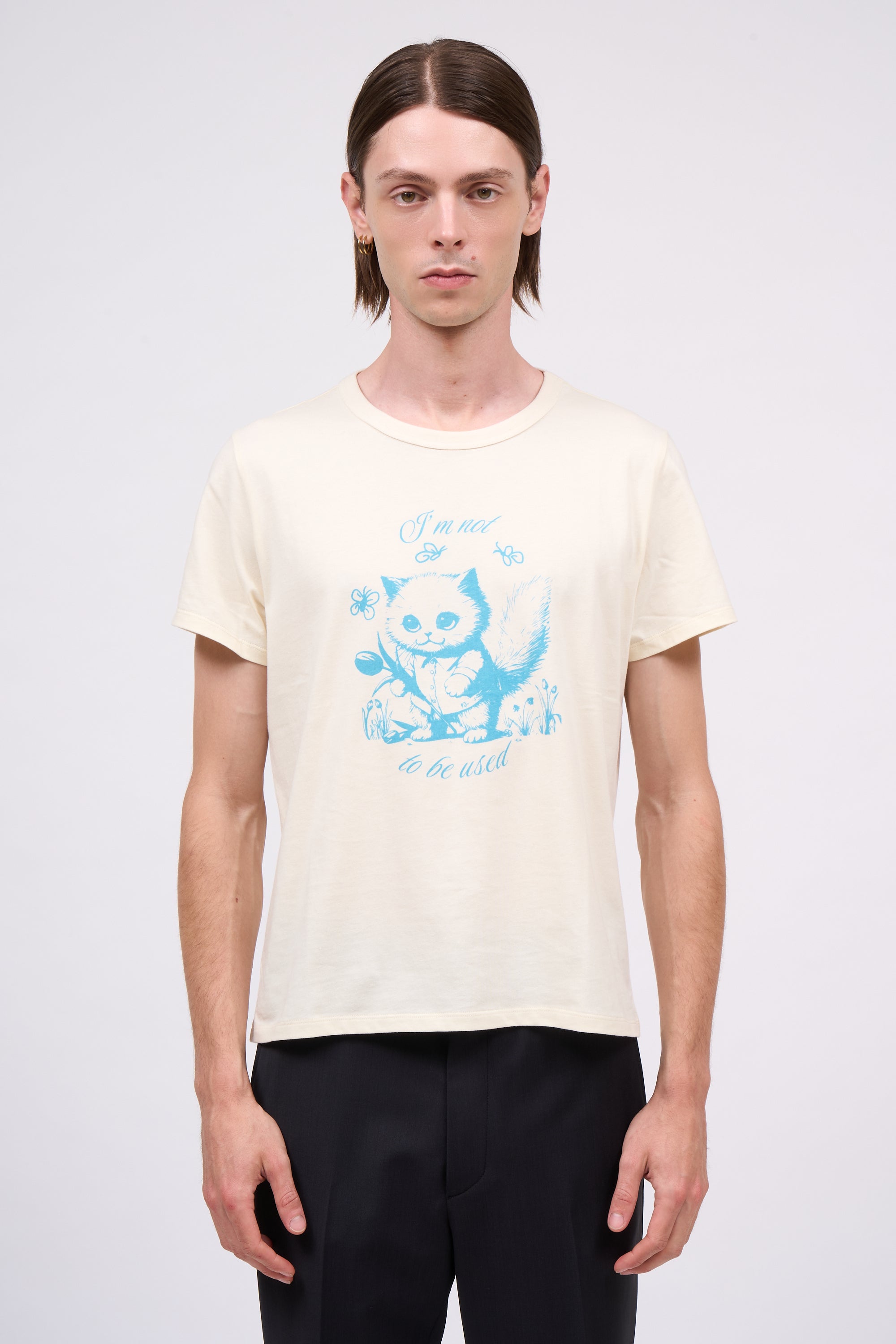 Paul & Joe Wildcat t-shirt coton imprimé écru