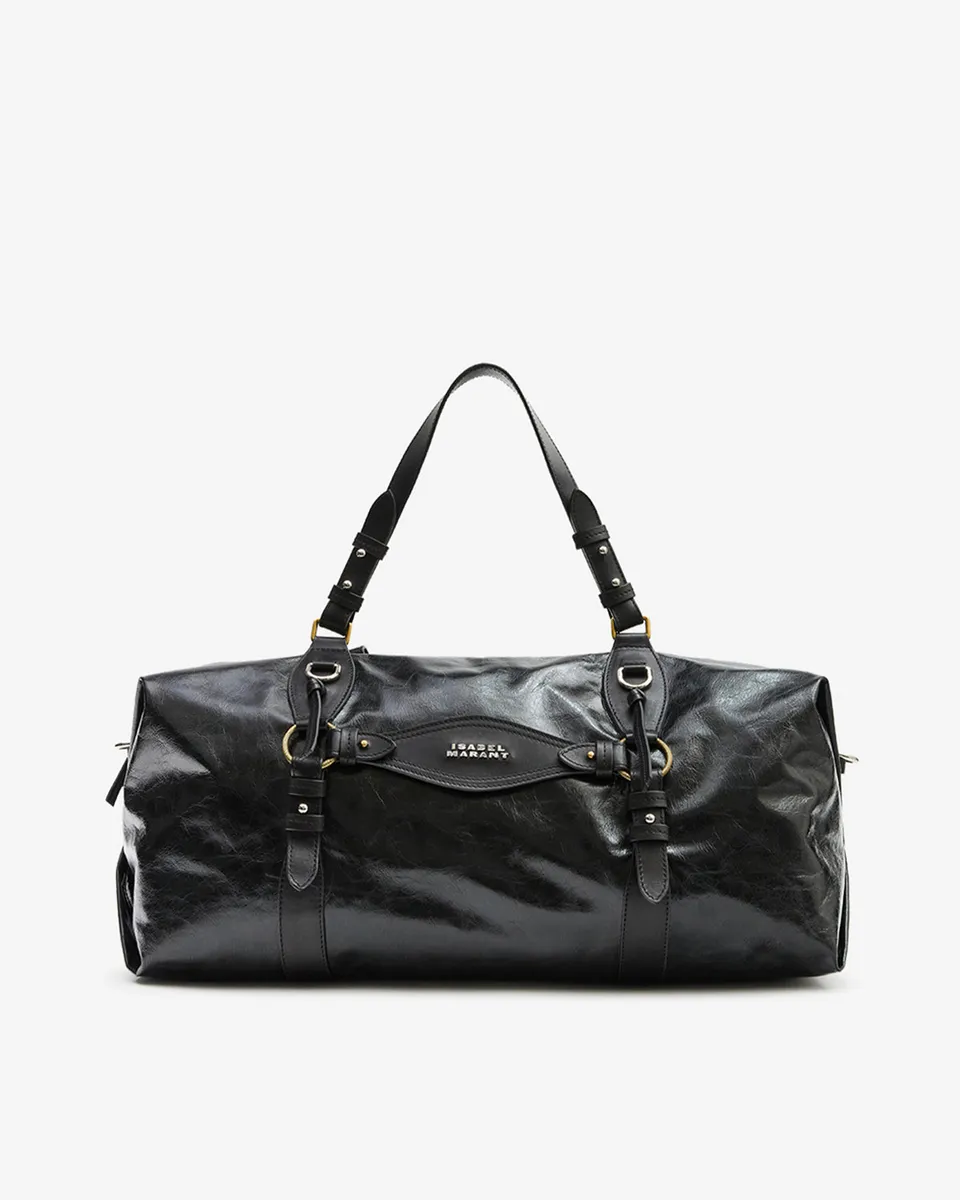 Isabel Marant Tilpa sac weekender cuir noir 58 cm