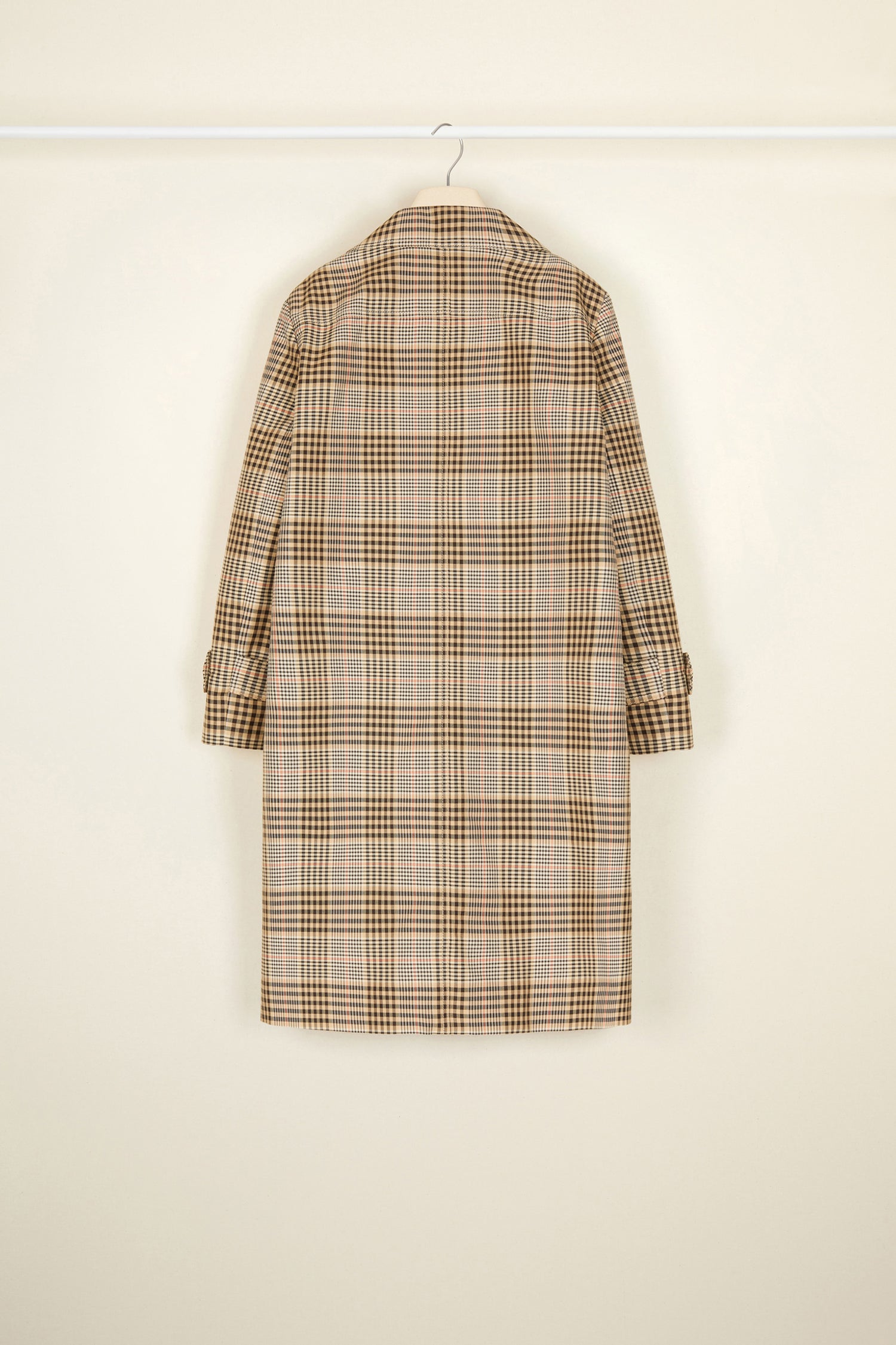 Patou CO004 manteau tartan coton doublé