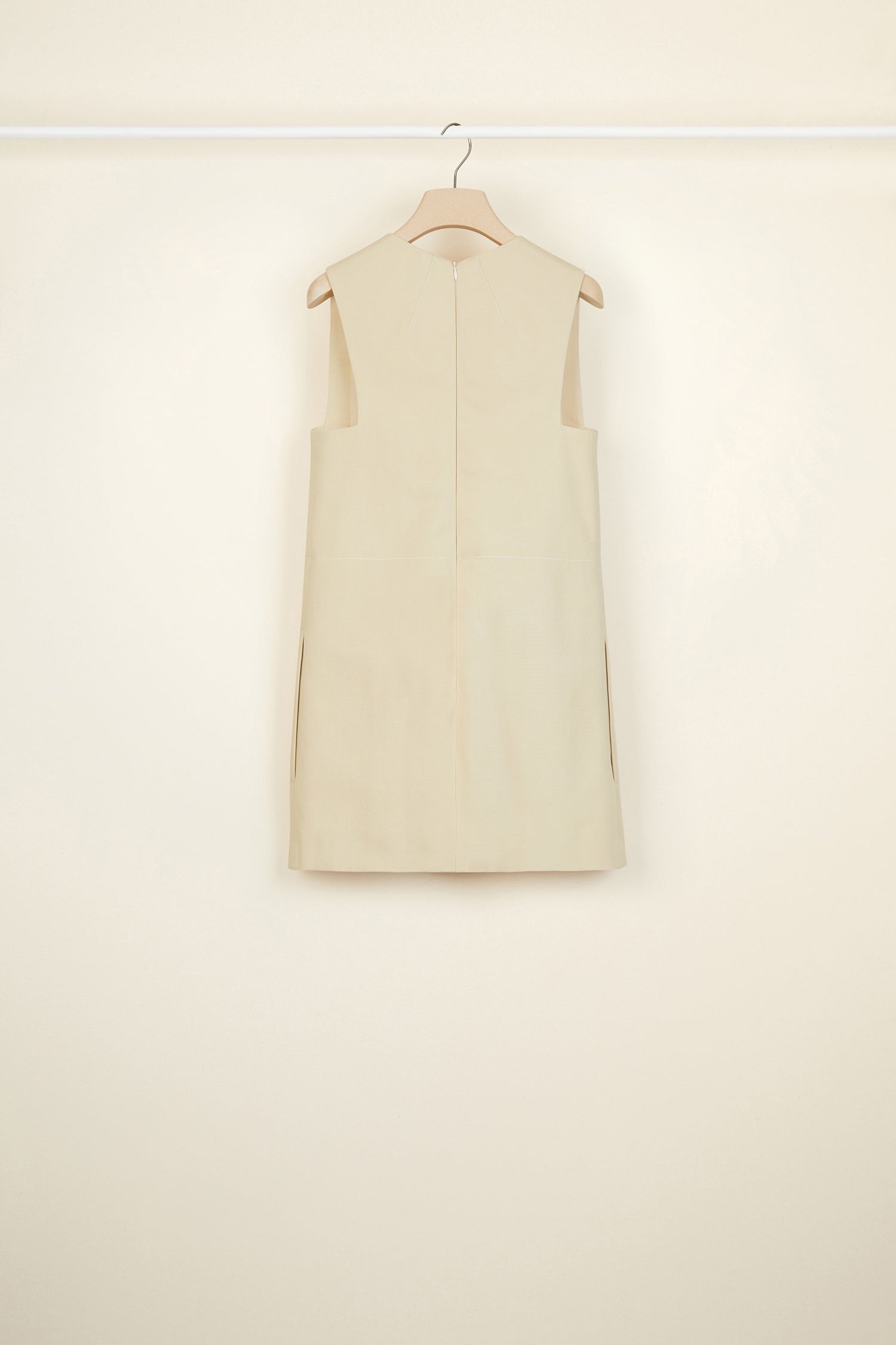 Patou P20DR0030027102V robe safari Vanilla coton