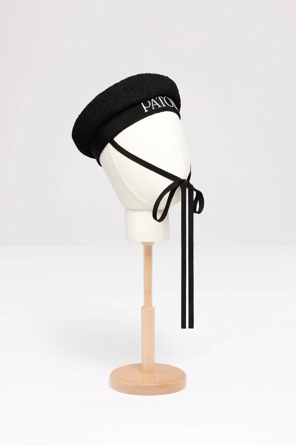 Patou Accessories P23AC0020134999B chapeau noir tweed