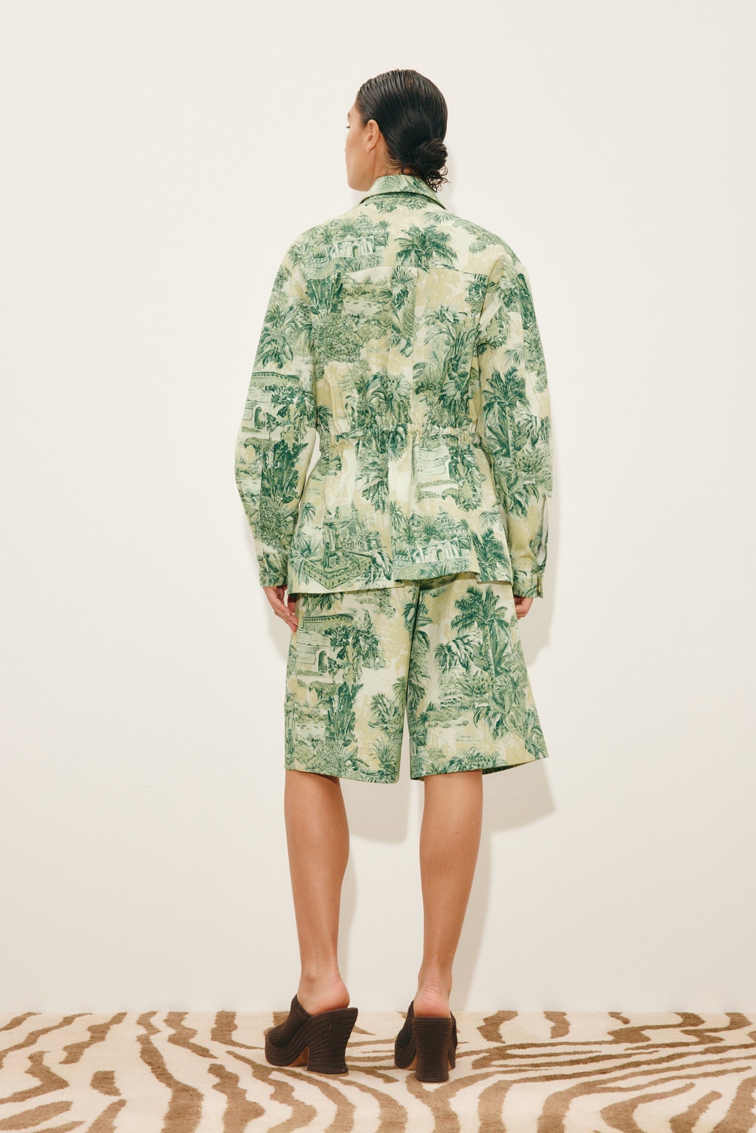Alemäis Sara Jacket veste coton imprimé jungle
