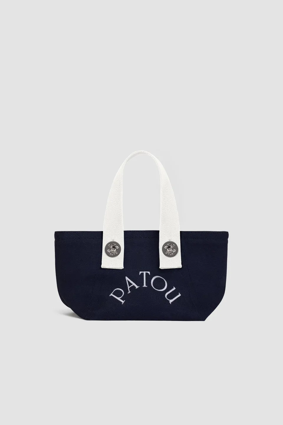 Patou AC132 tote bag toile bleu marine coton bio PM