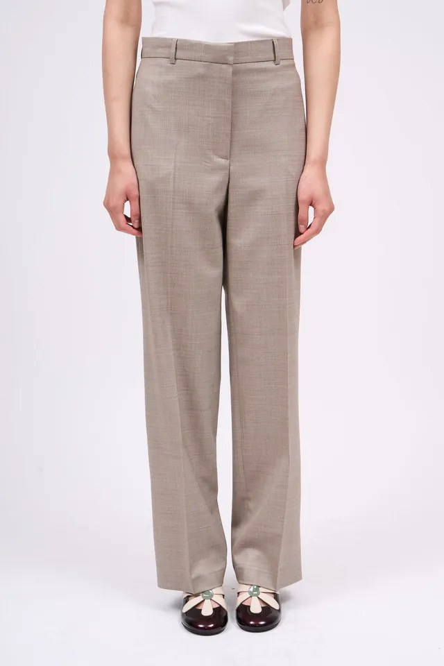 Paul & Joe Timeo pantalon droit laine vierge fil à fil