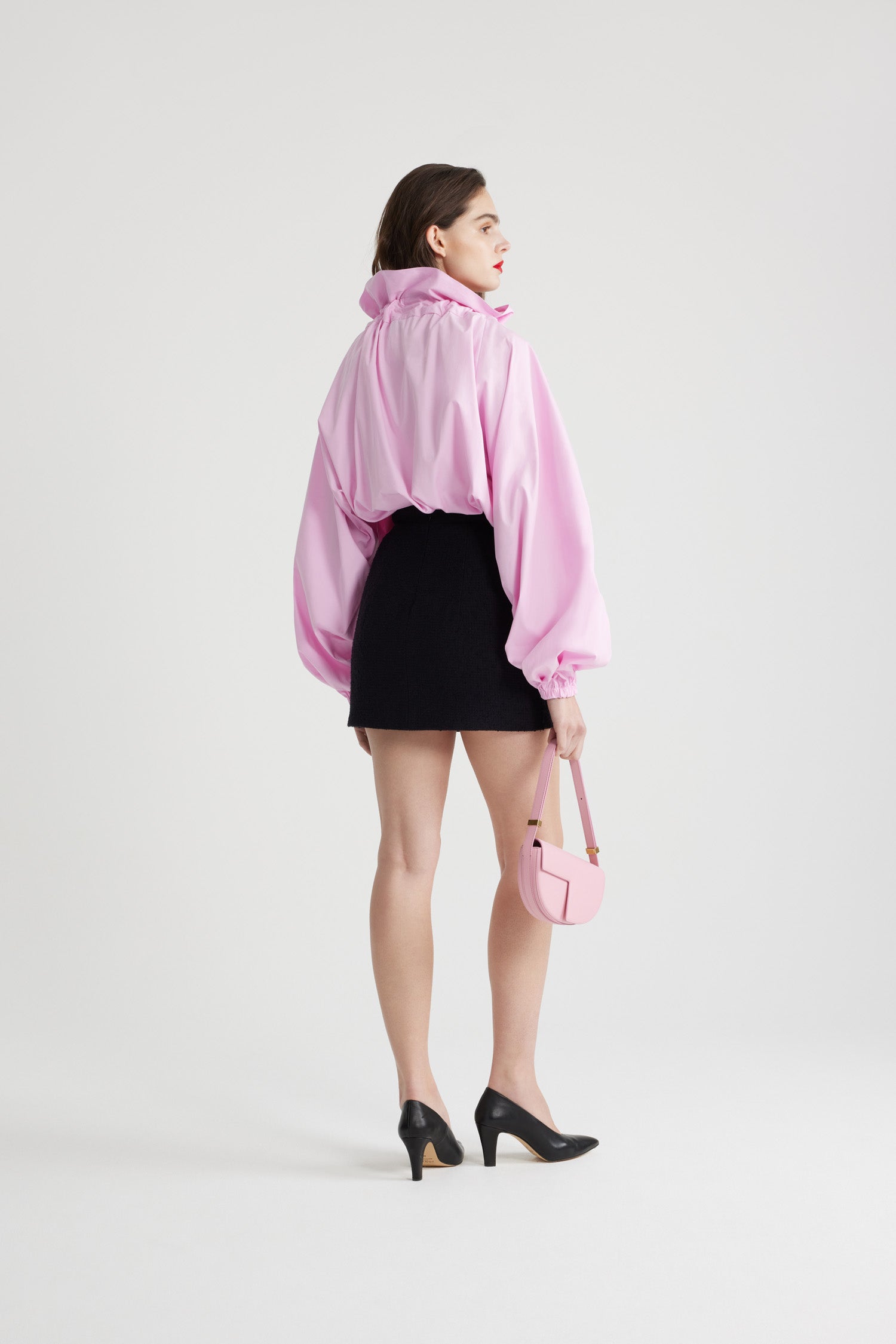 Patou TO0170017425P top noué rose coton bio