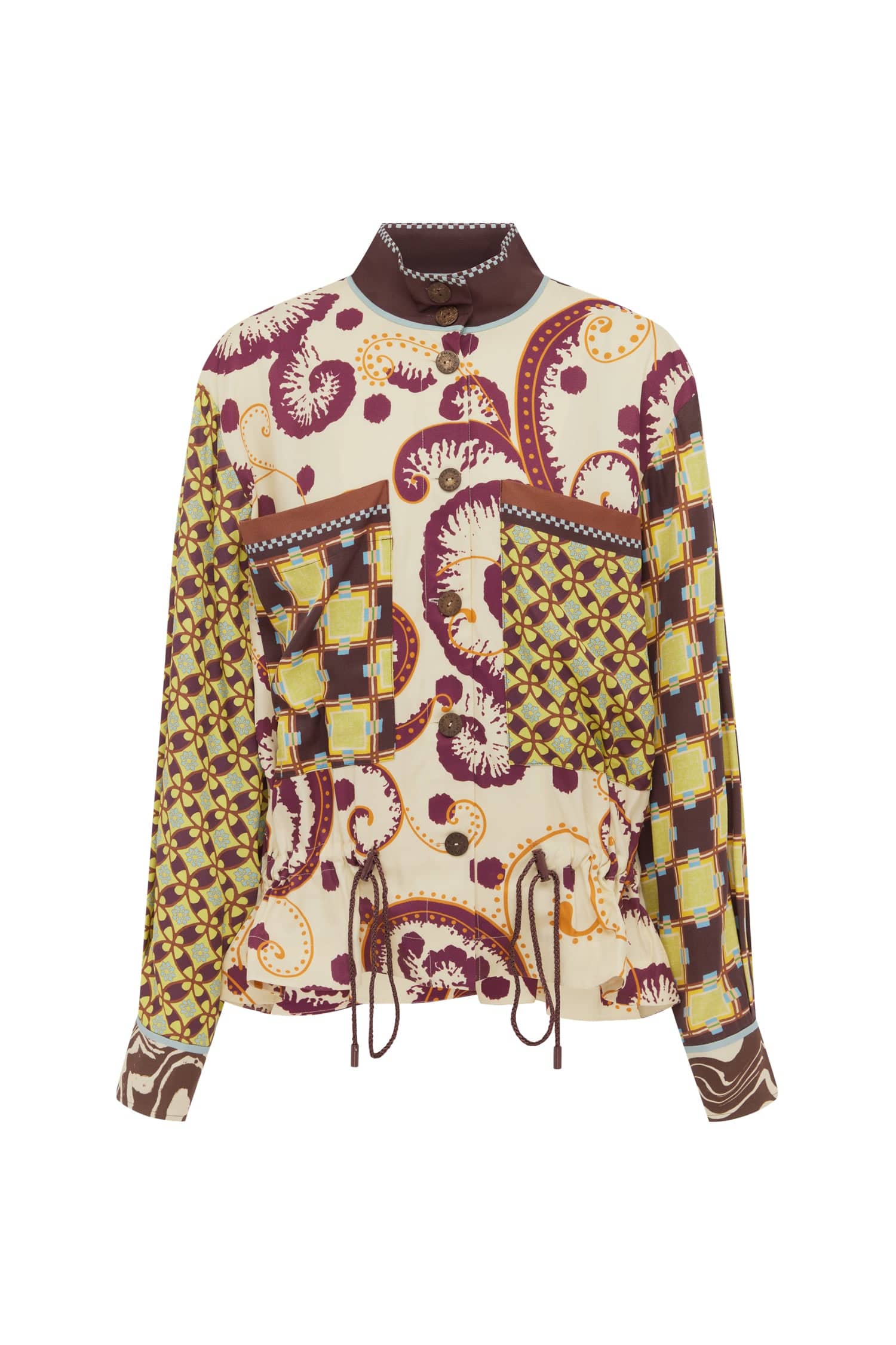 Alemaïs Wilson veste bomber viscose poches