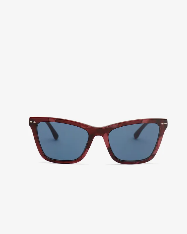 Isabel Marant Leyna lunettes soleil cat eye marbré