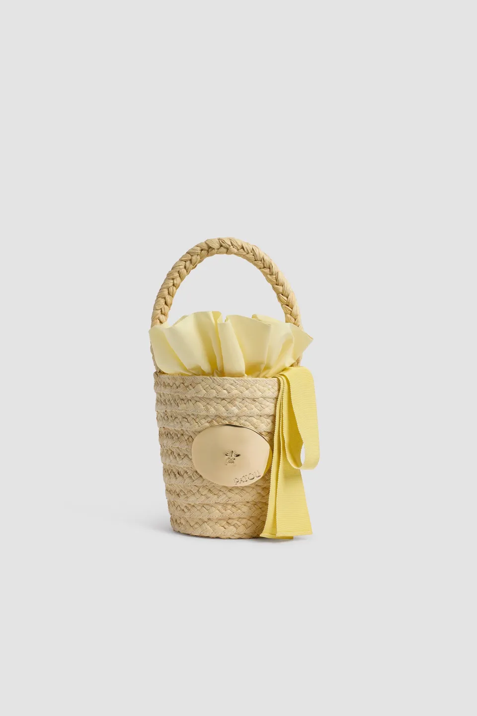 Patou AC061 P26AC061 sac seau raphia citrus TU