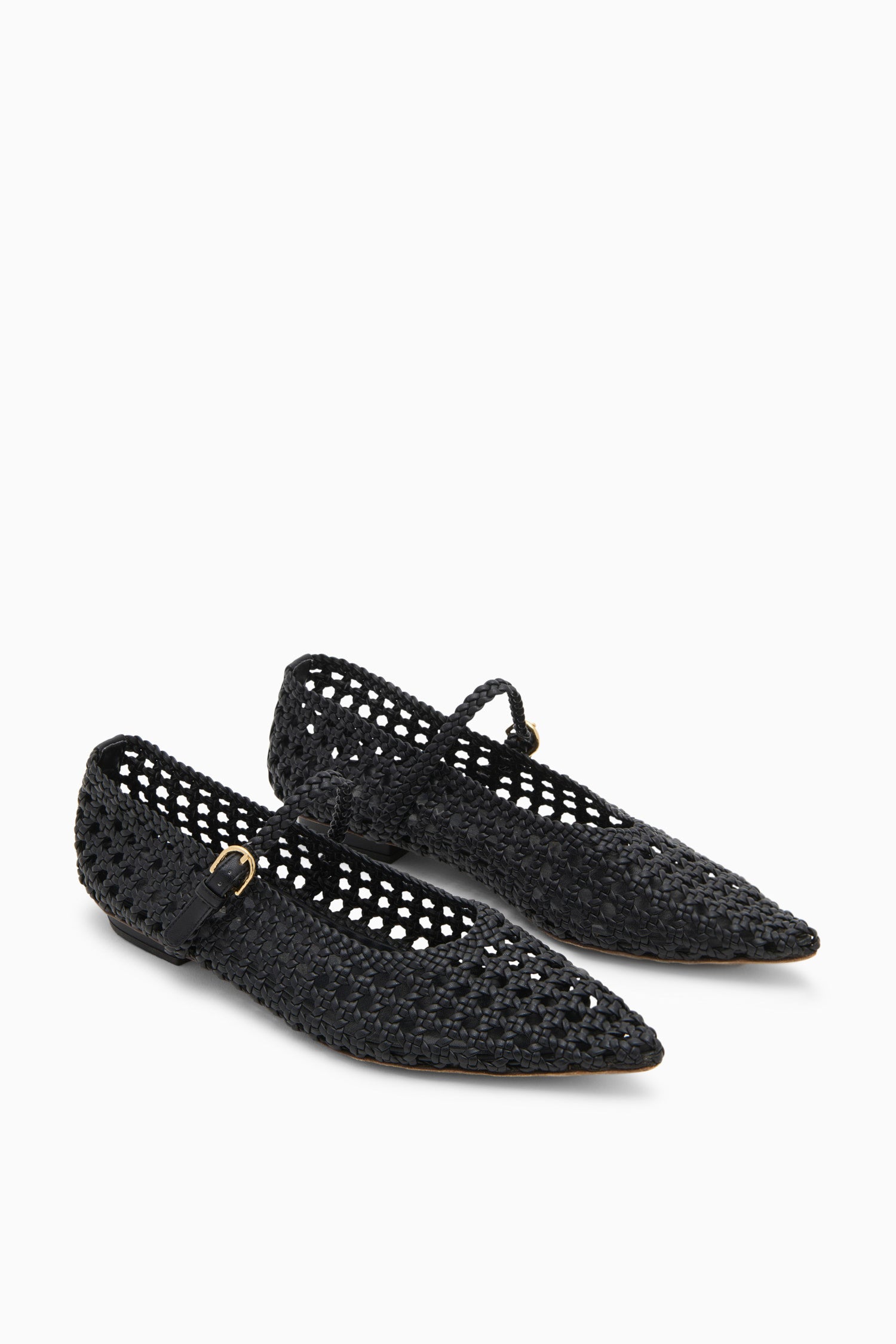 Ulla Johnson Gracie UJ43101A ballerines pointues noir Noir
