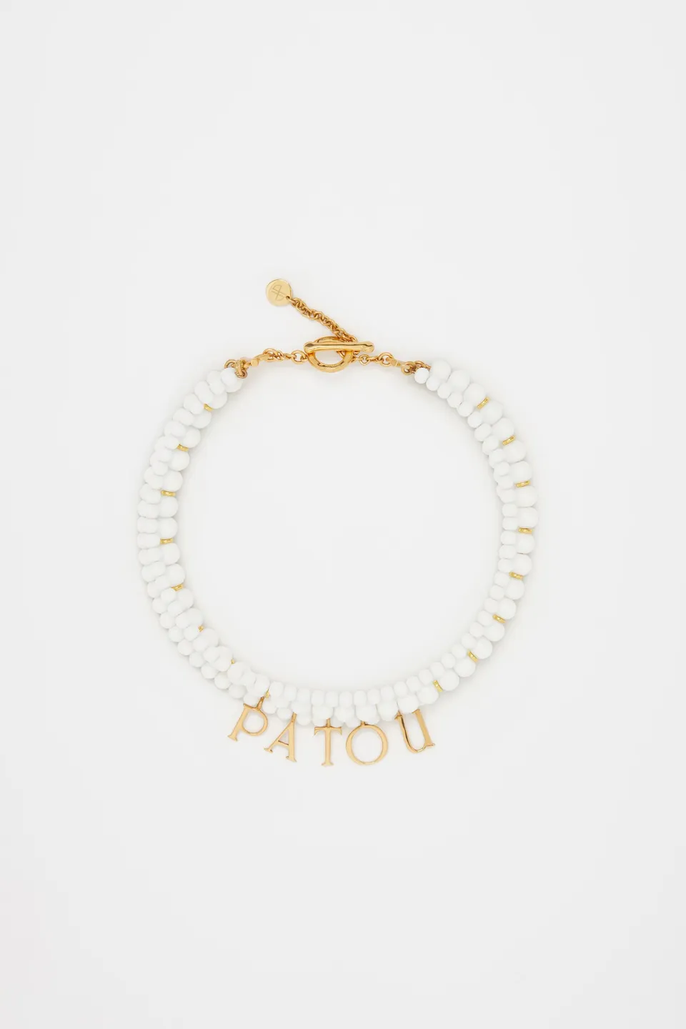 Patou Jewellery JW101 collier perles ivoire doré