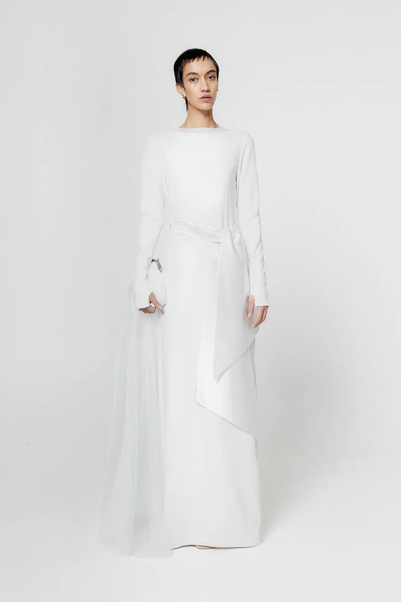 ATU Body Couture Moonlight Backless robe blanche dos nu