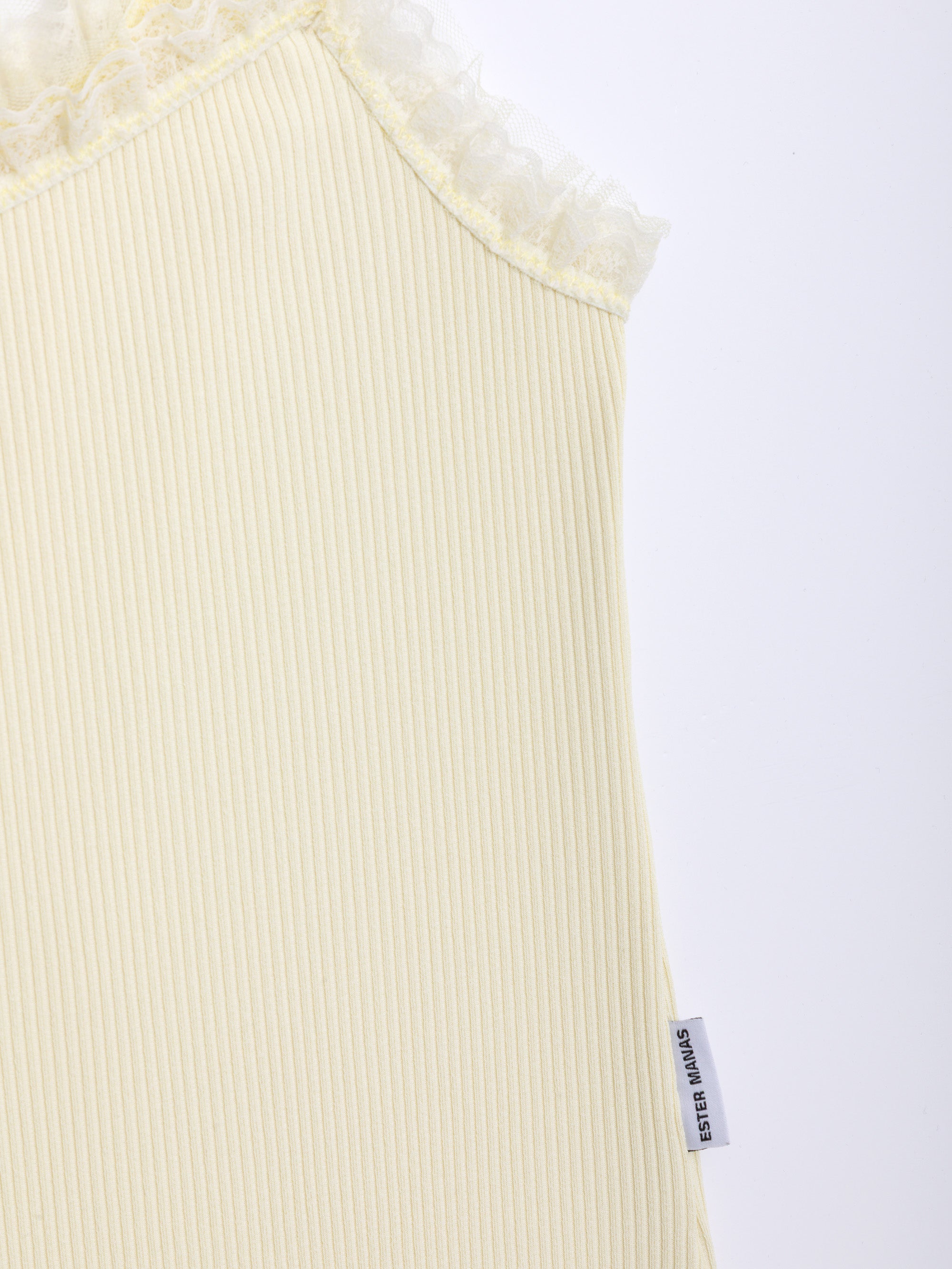 Ester Manas Butter robe nuisette jaune Mimosa coton