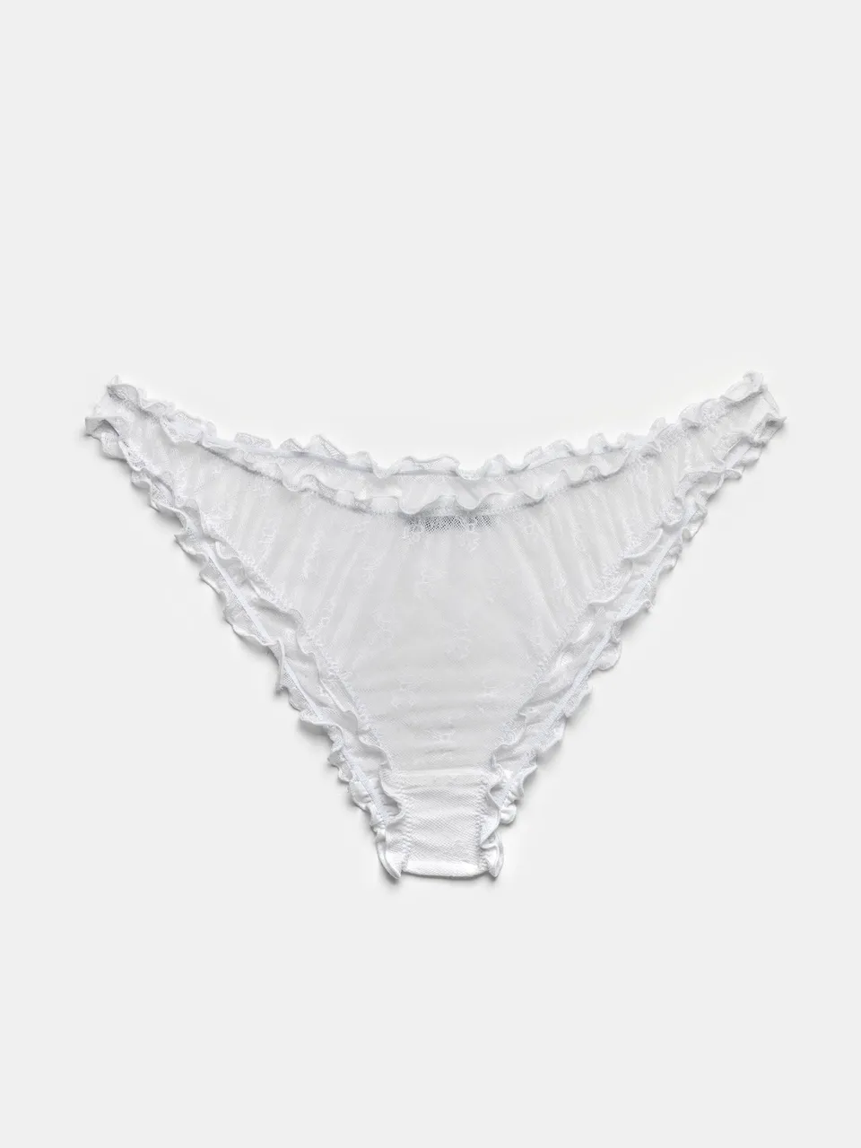 Ester Manas Mini Bow culotte dentelle blanche volants