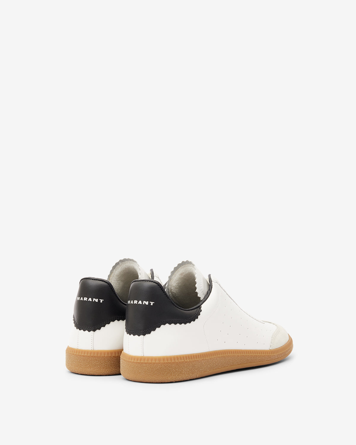 Isabel Marant Brycy baskets cuir blanc basses lacets