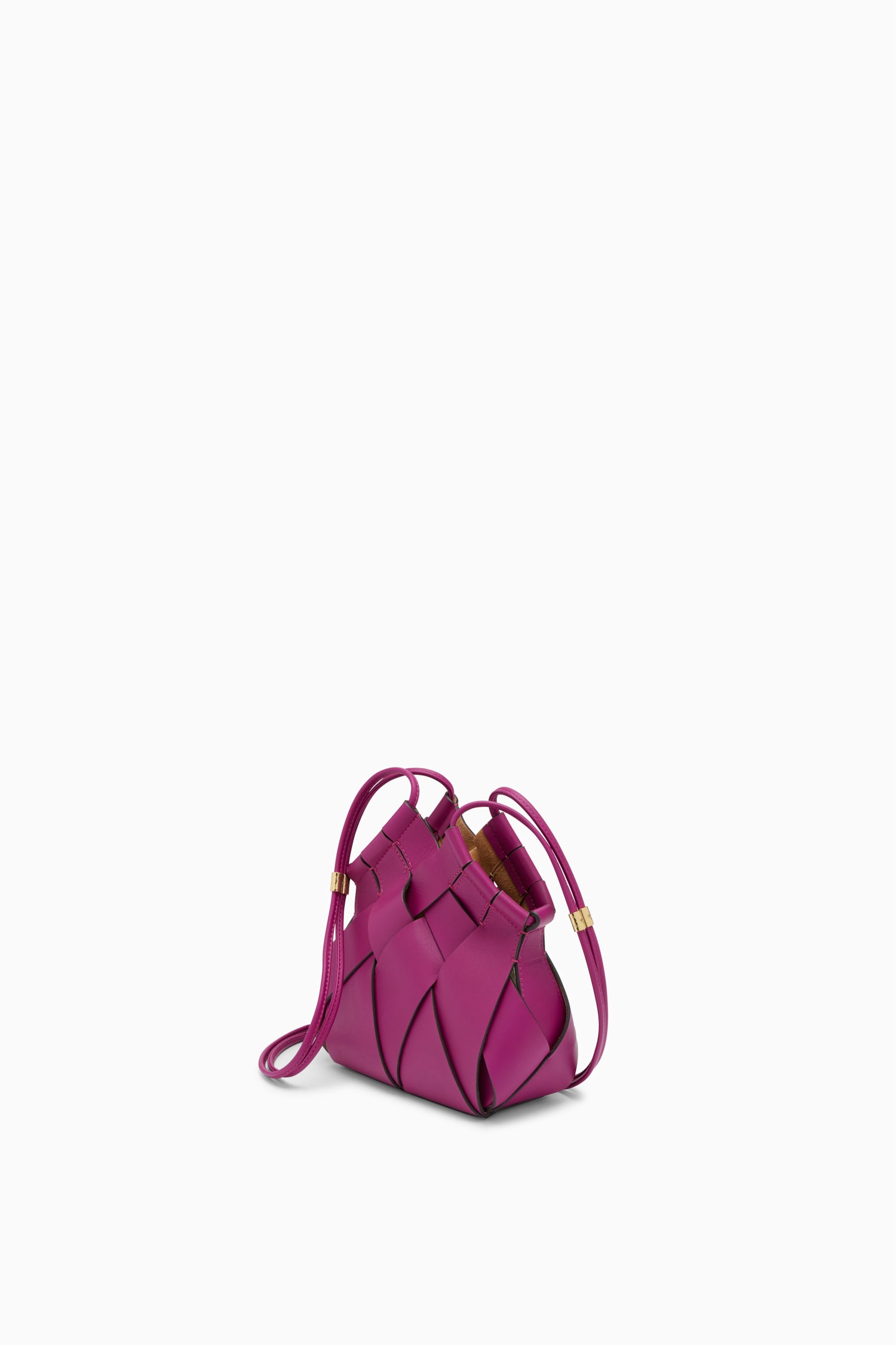 Ulla Johnson Charlotte PF261183 sac bandoulière cuir Orchid